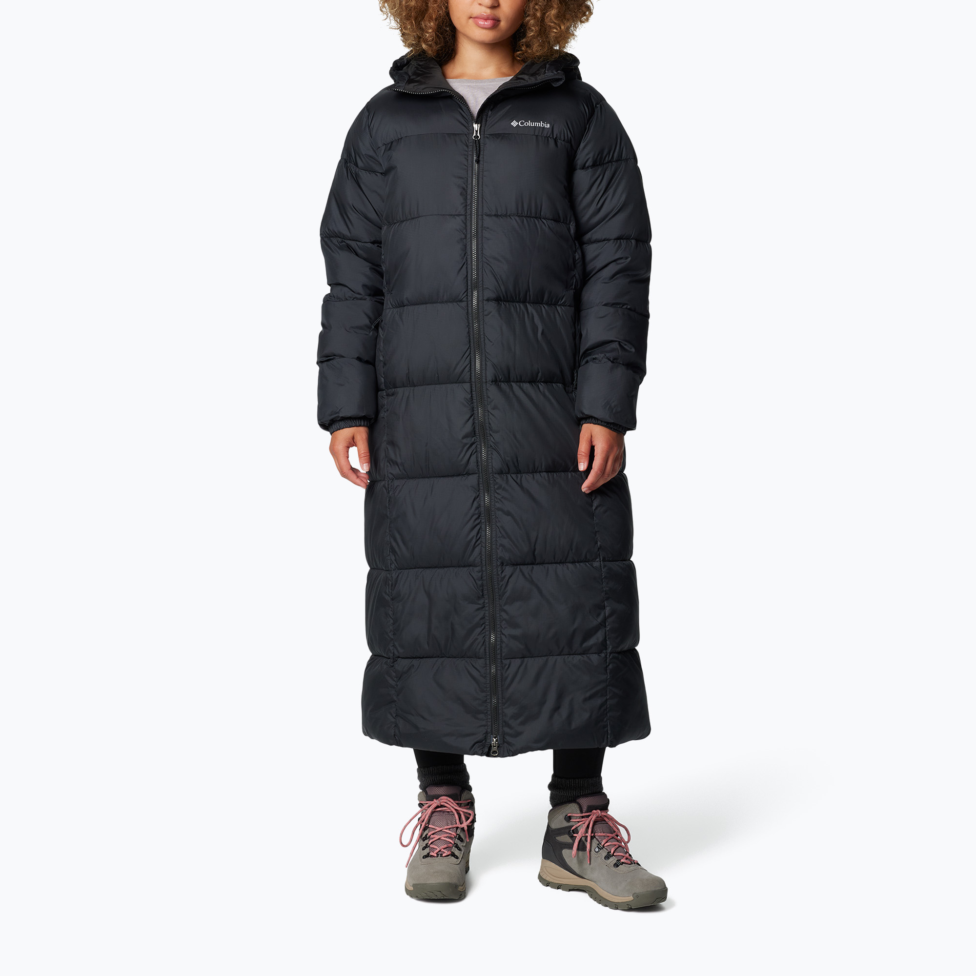 Płaszcz puchowy damski Columbia Puffect II Long black 