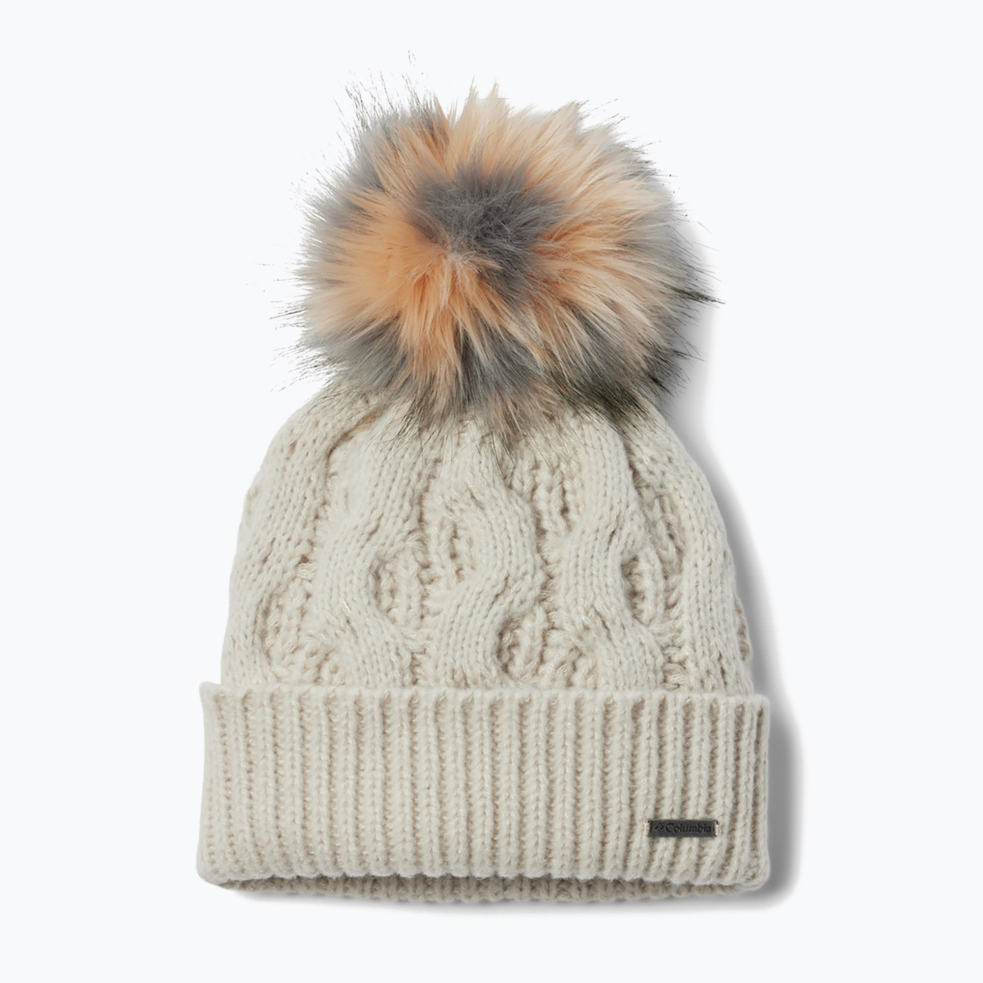 Czapka zimowa damska Columbia Boundless Days Cable dark stone 