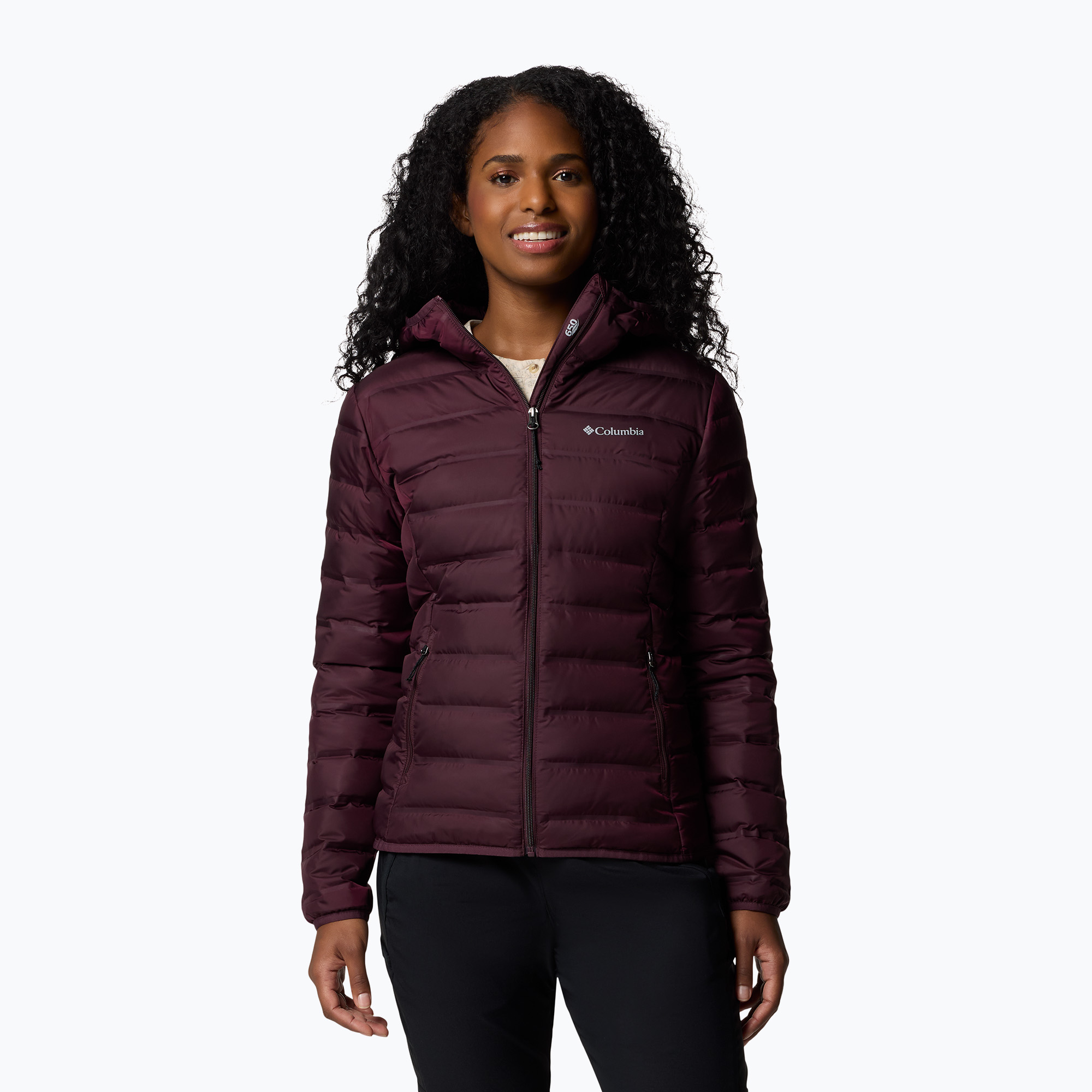 Kurtka puchowa damska Columbia Lake 22 II Down Hooded moonvista 