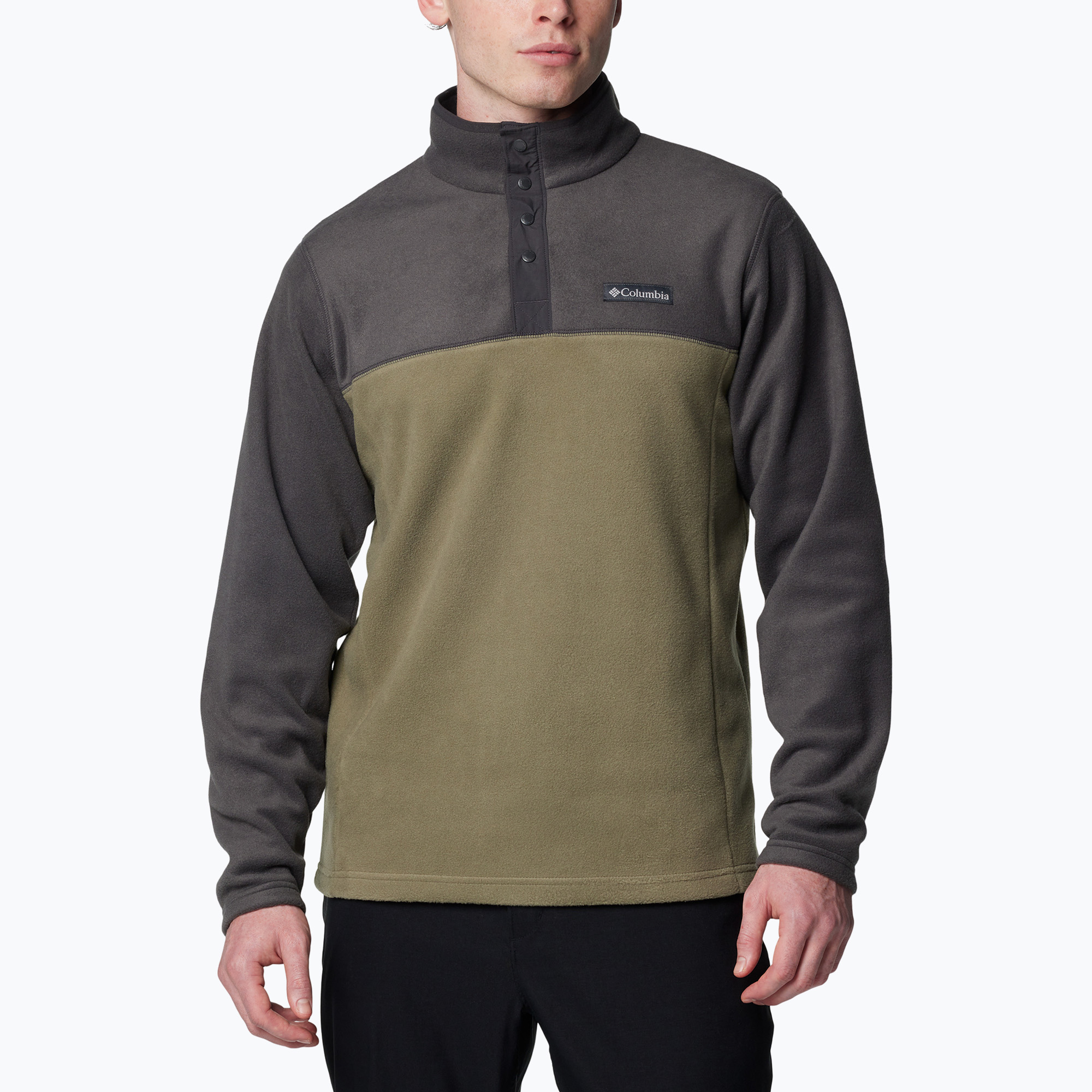 Bluza męska Columbia Steens Mountain Half Snap stone green / shark 