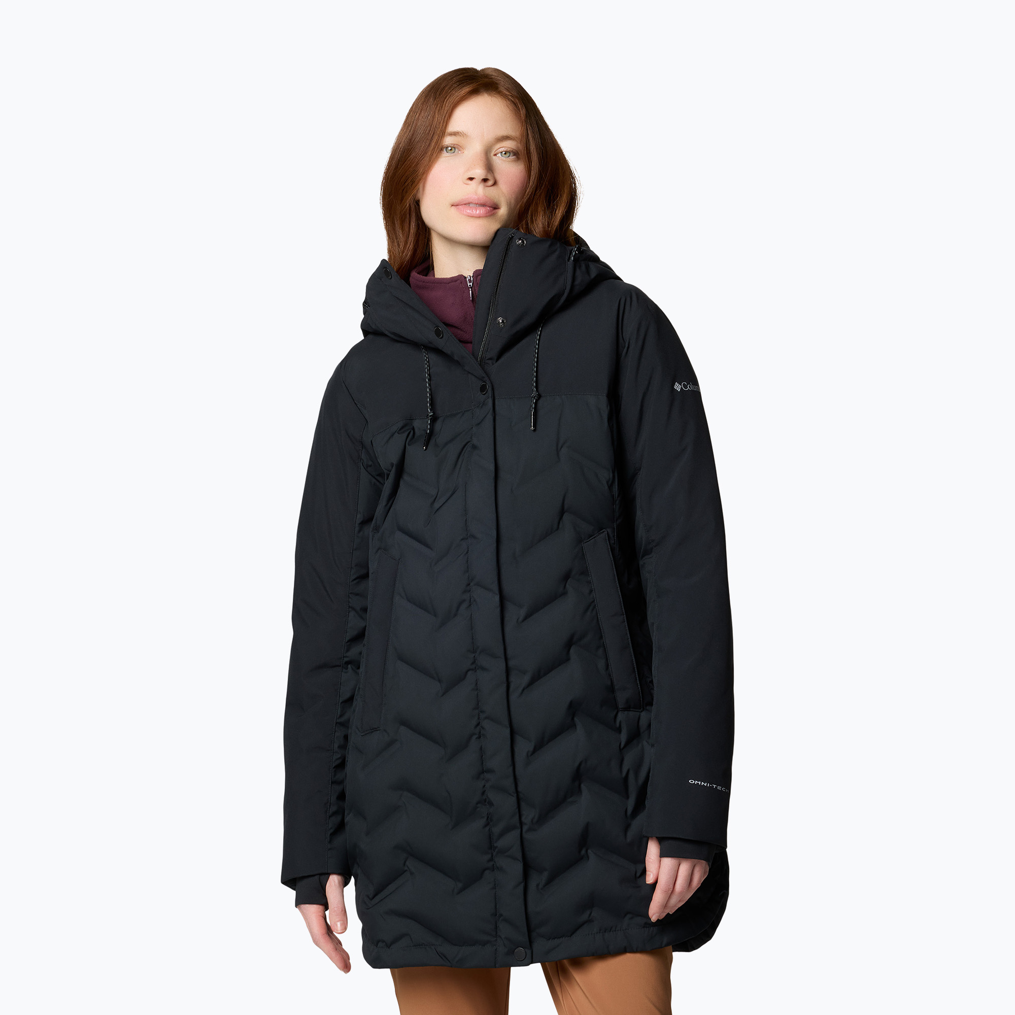 Płaszcz puchowy damski Columbia Mountain Croo III Mid Down black 