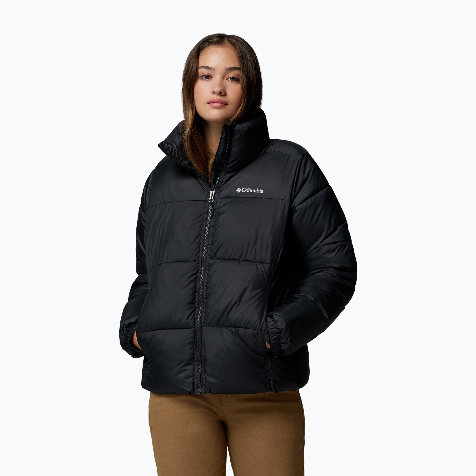 Kurtka ocieplana damska Columbia Puffect II Full Zip black 