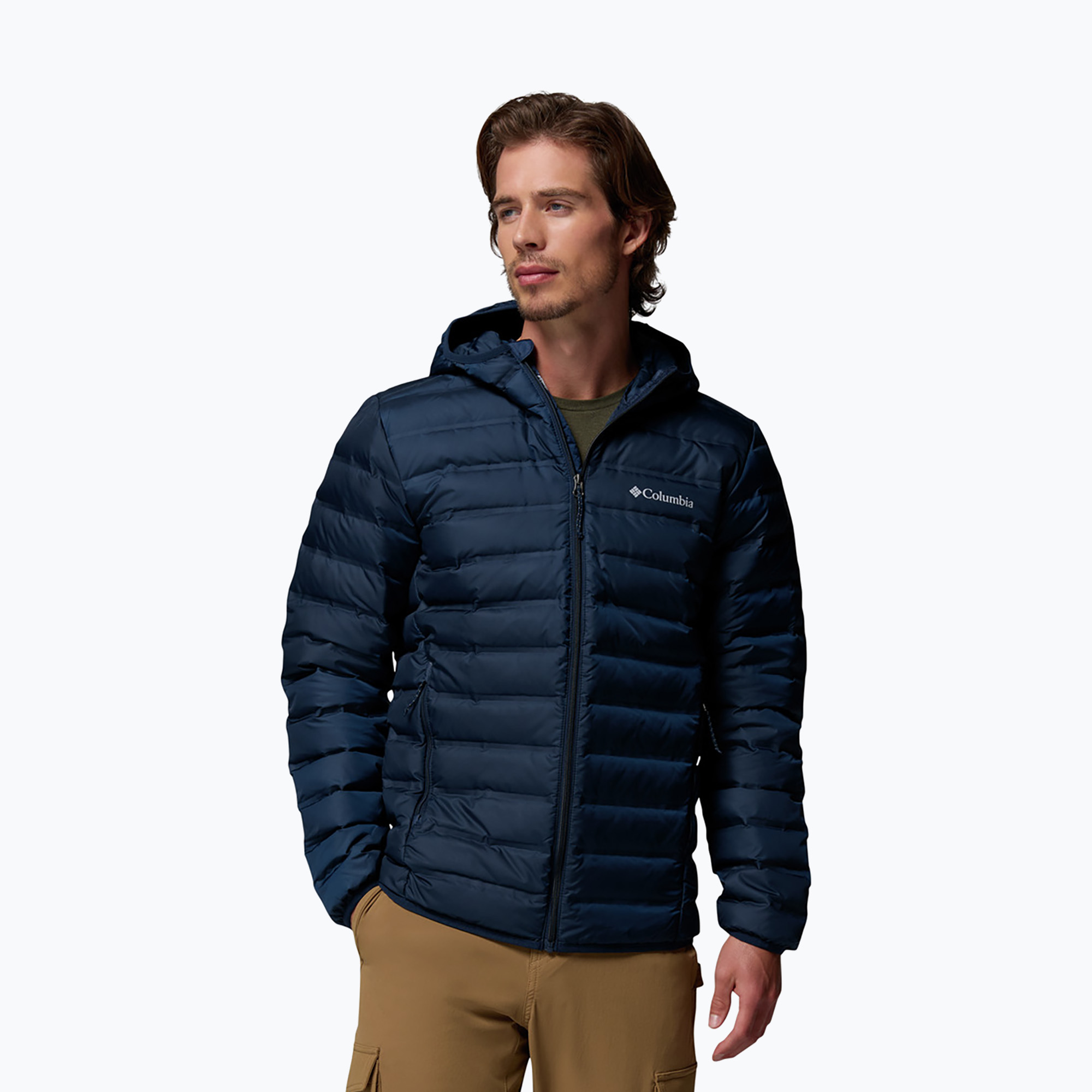 Geacă cu puf pentru bărbați Columbia Lake 22 II Down Hooded collegiate navy
