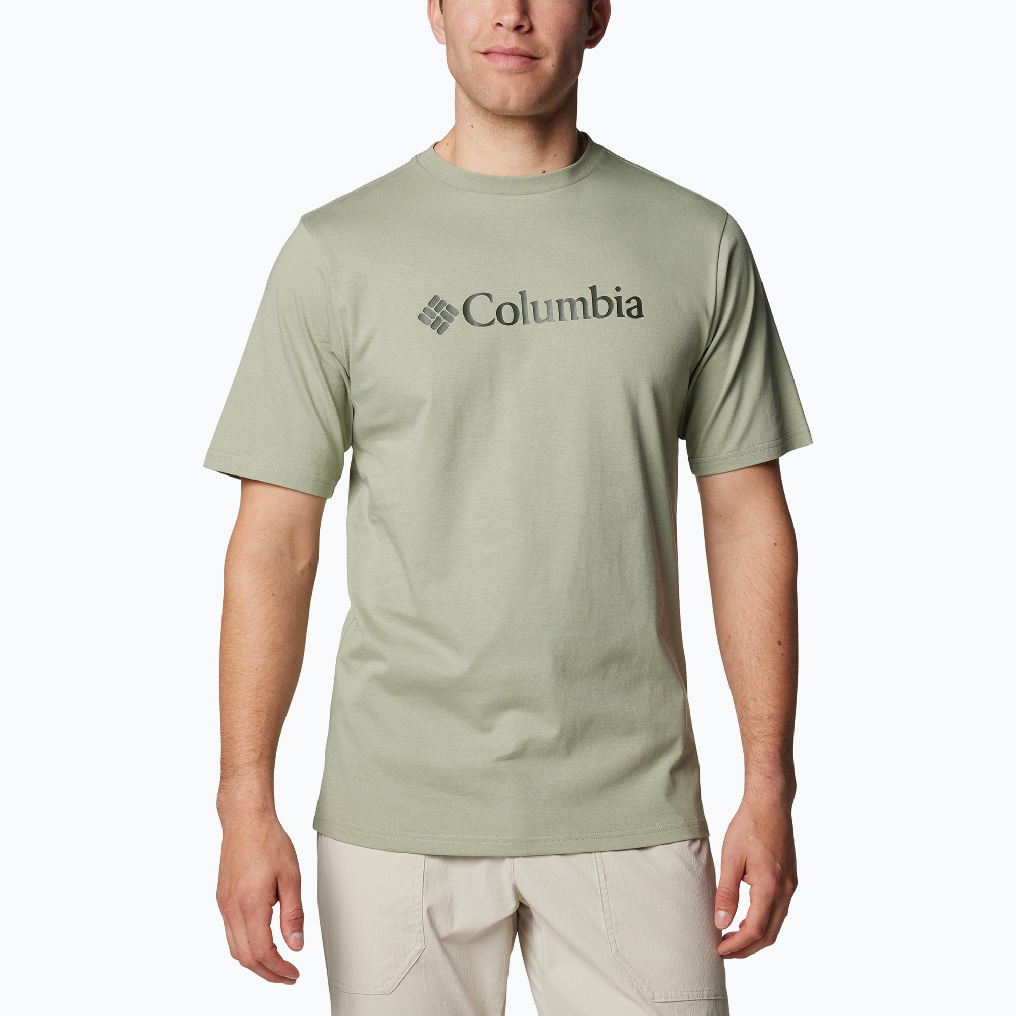Мъжка тениска Columbia CSC Basic Logo safari/csc branded