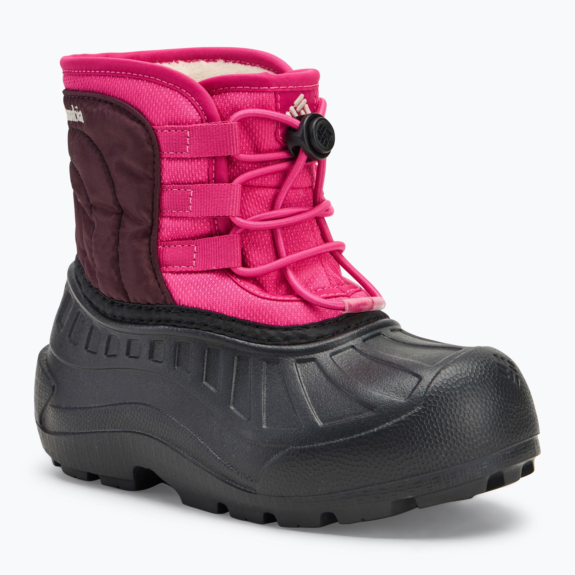 Śniegowce dziecięce Columbia Powderbug Snowlite Lace pink ice/ moonvista 