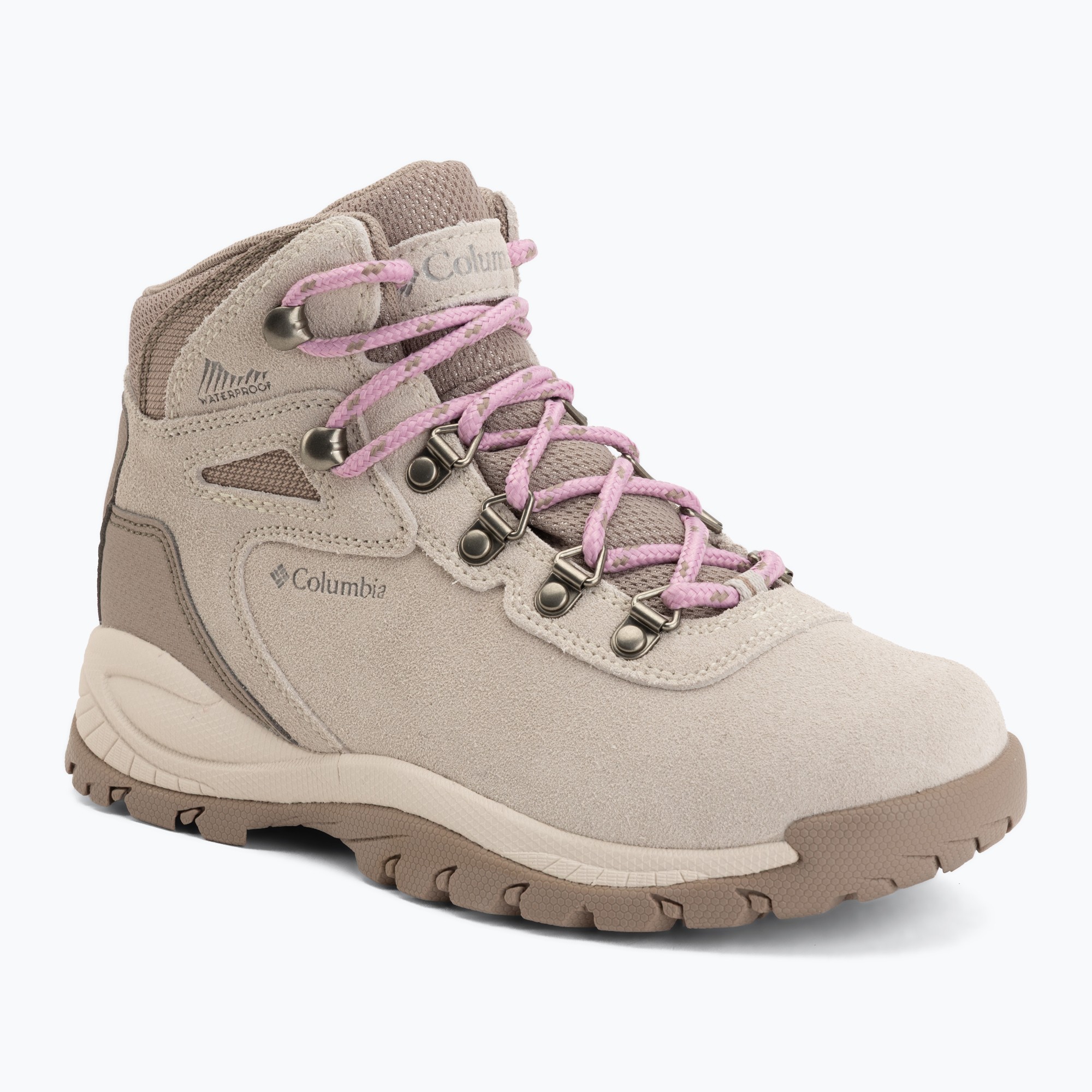 Încălțăminte de trekking pentru femei Columbia Newton Ridge Plus Wp Amped dark stone/cosmos