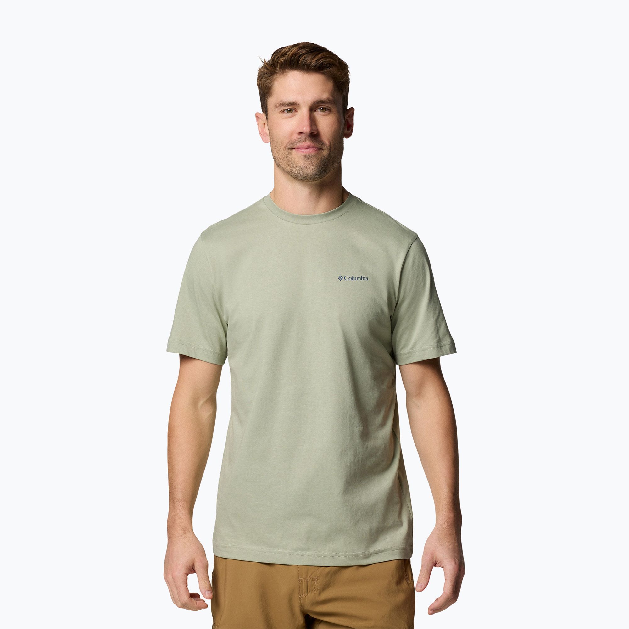 Koszulka męska Columbia Kettle River Back Graphic Tee safari/trailgu 