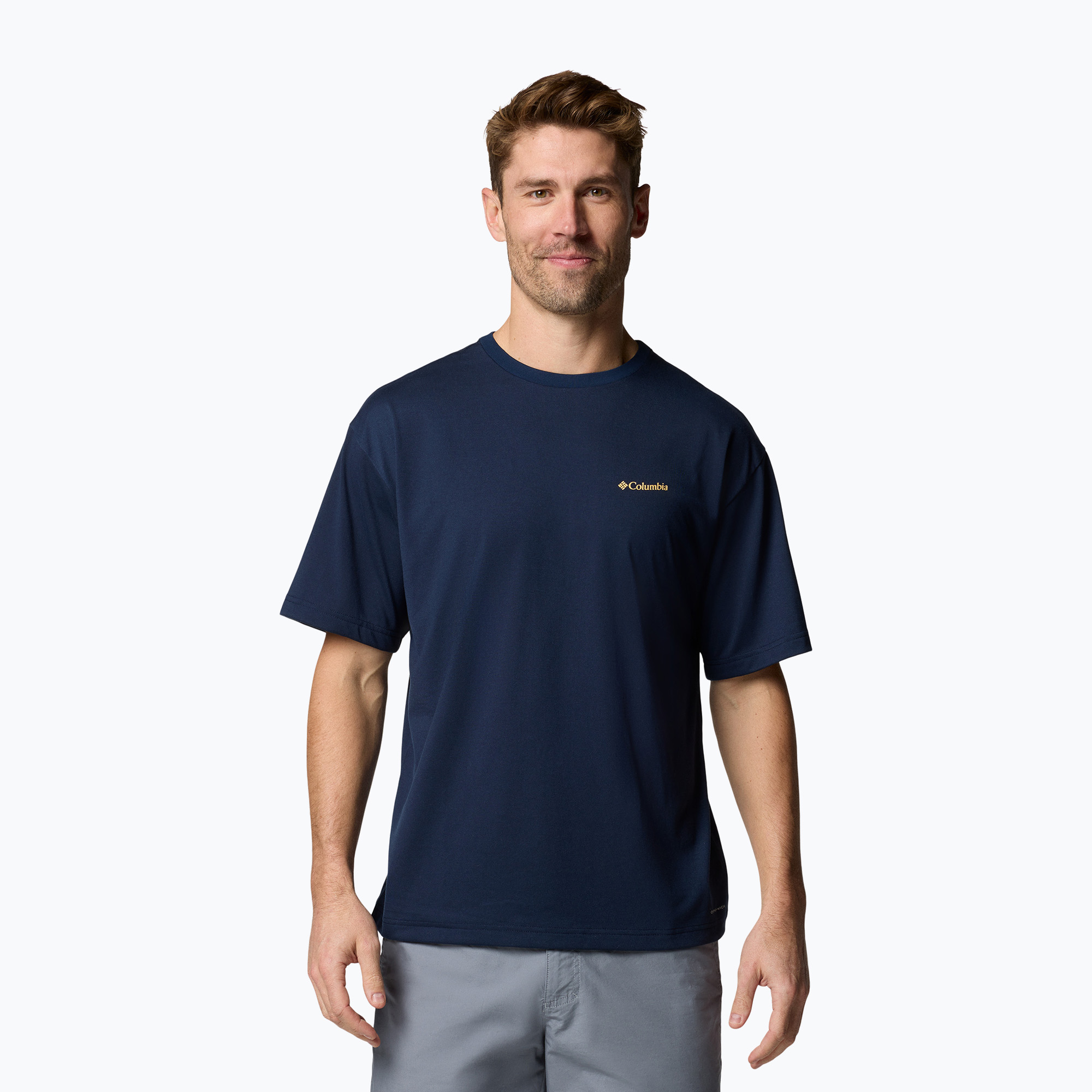 Koszulka męska Columbia Cedar Trail Back Graphic Tee collegiate navy 