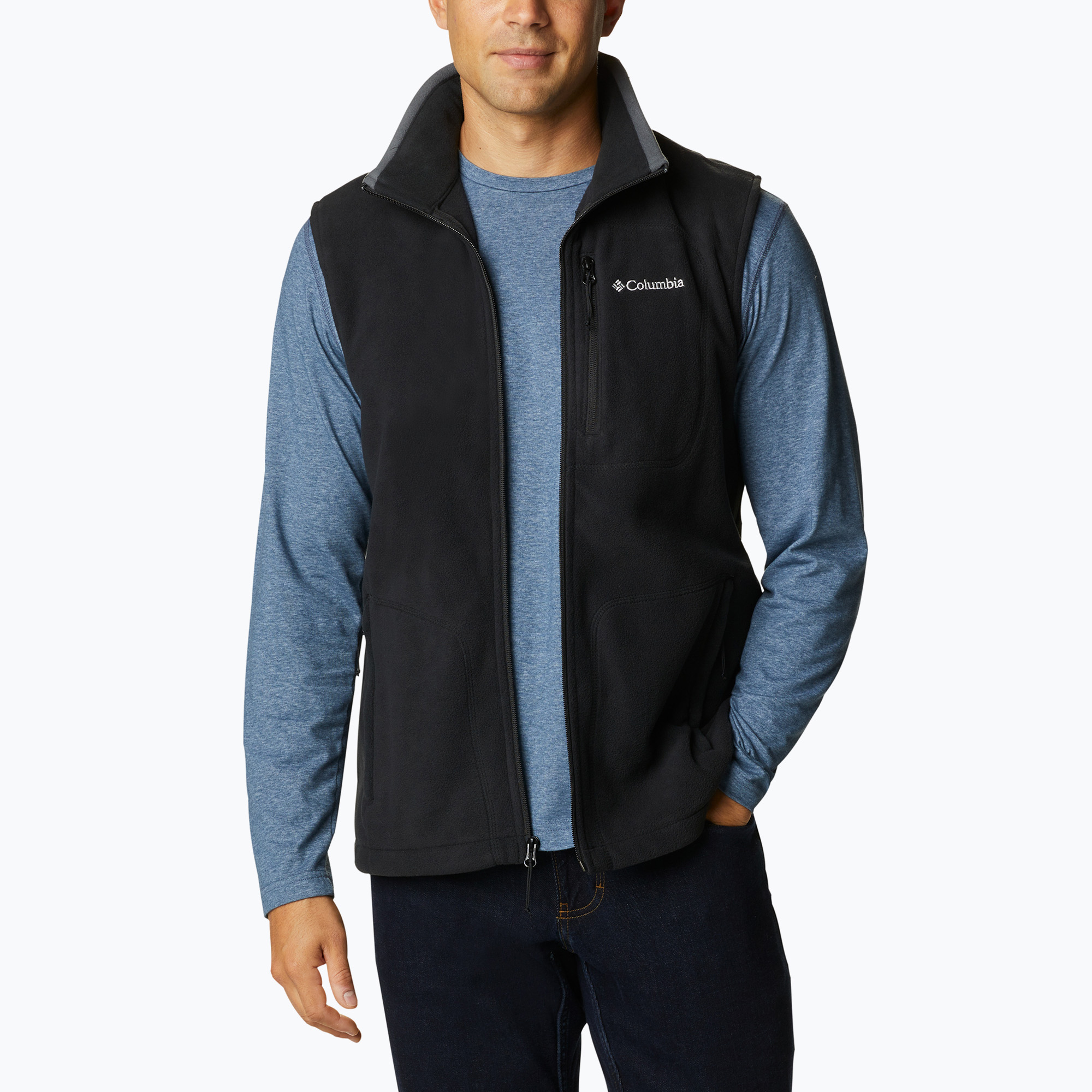 Bezrękawnik męski Columbia Fast Trek Fleece black 