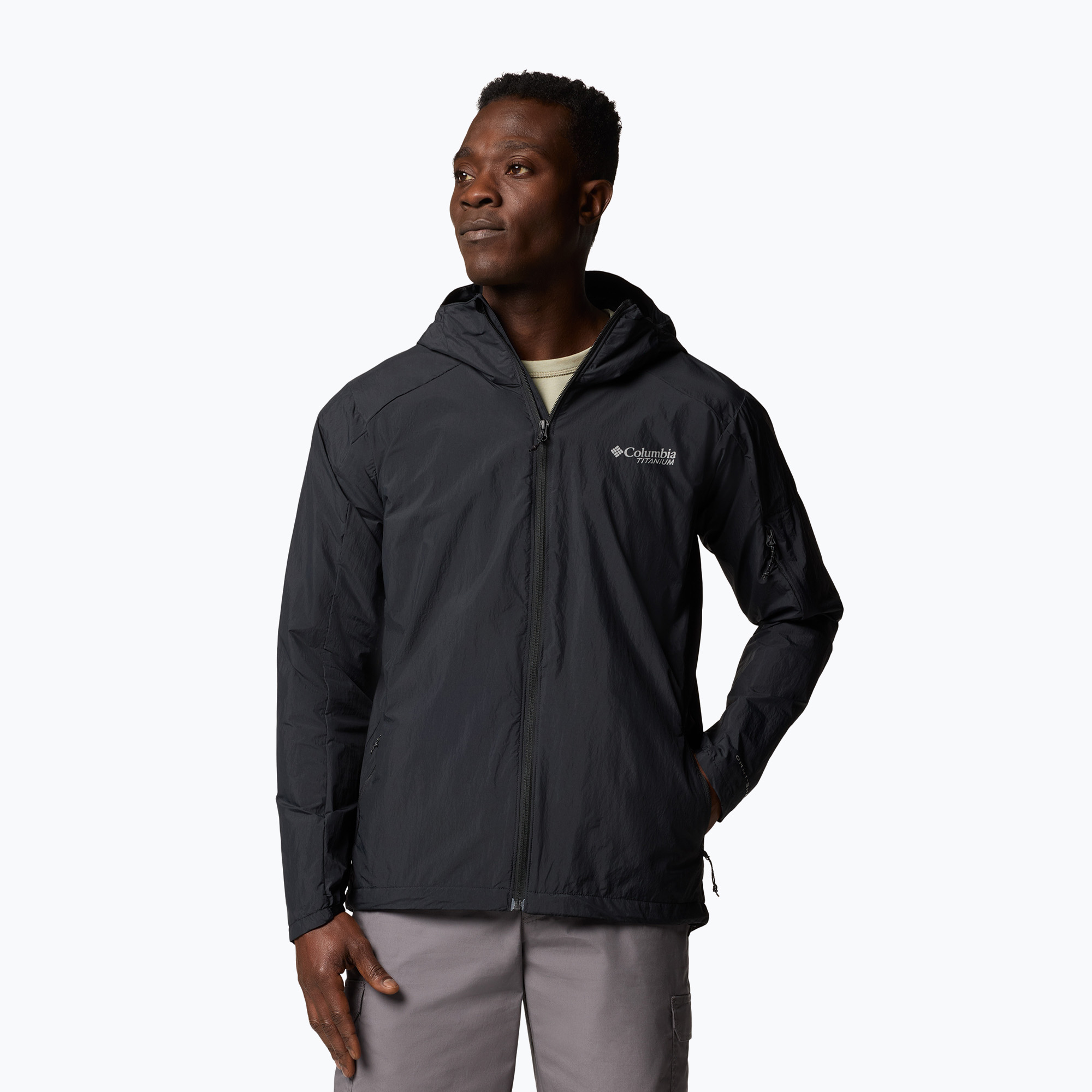 Kurtka przeciwwiatrowa męska Columbia Loop Trail II Windbreaker black 