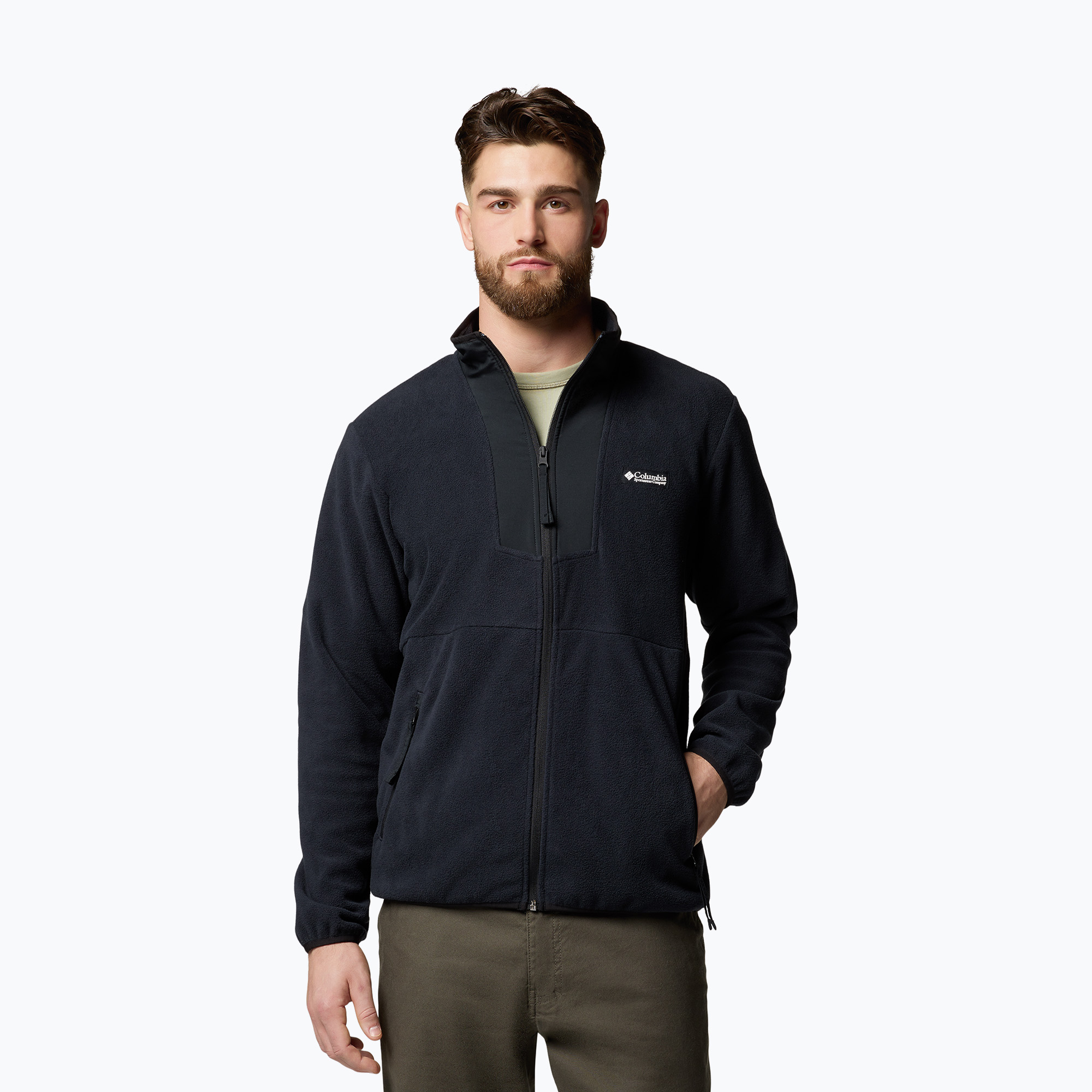 Bluza męska Columbia Sequoia Grove FZ Fleece black 