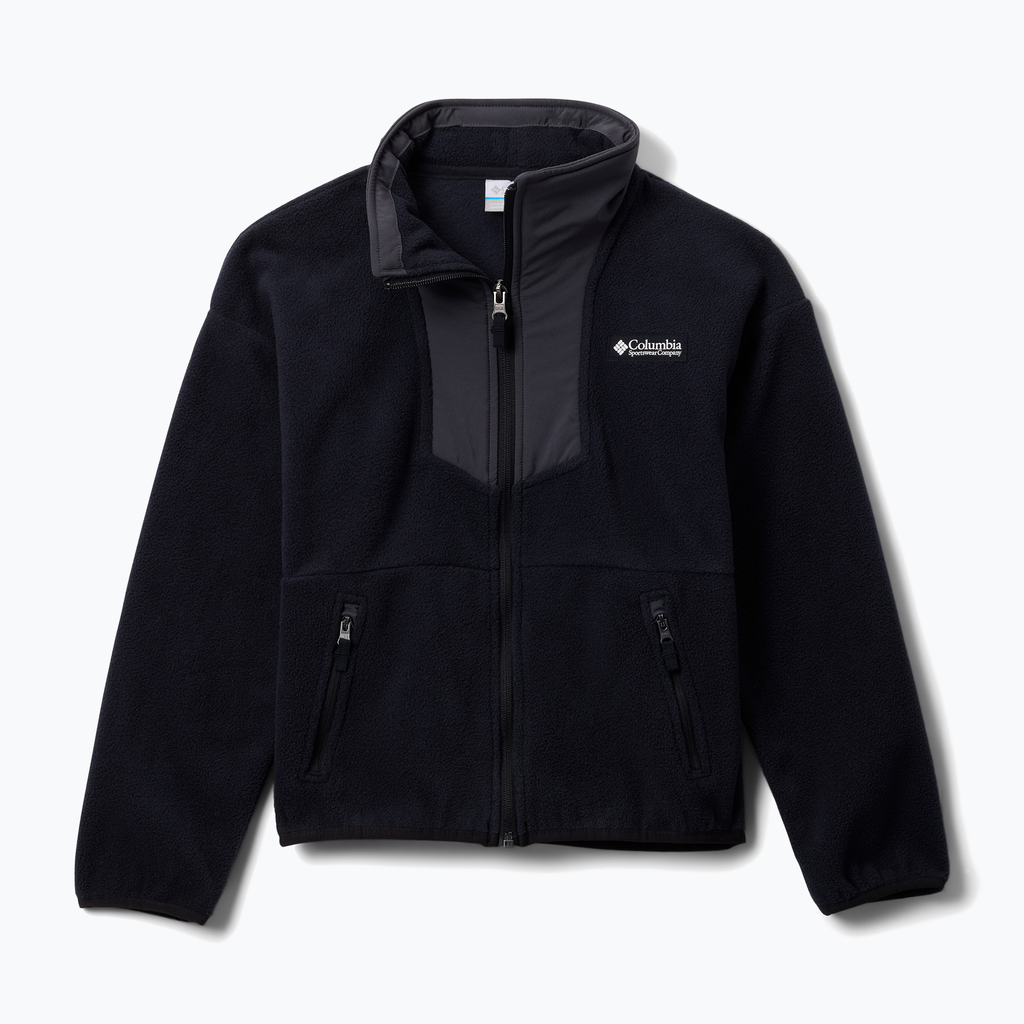Bluza polarowa dziecięca Columbia Sequoia Grove Full Zip Fleece black 