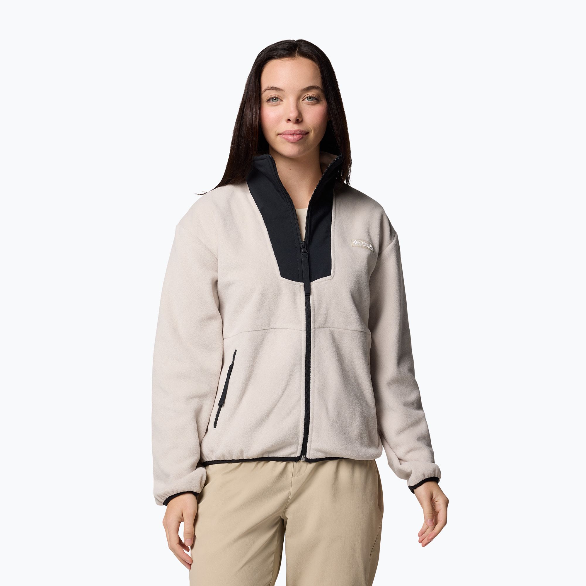 Bluza damska Columbia Sequoia Grove Full Zip dark stone/black 