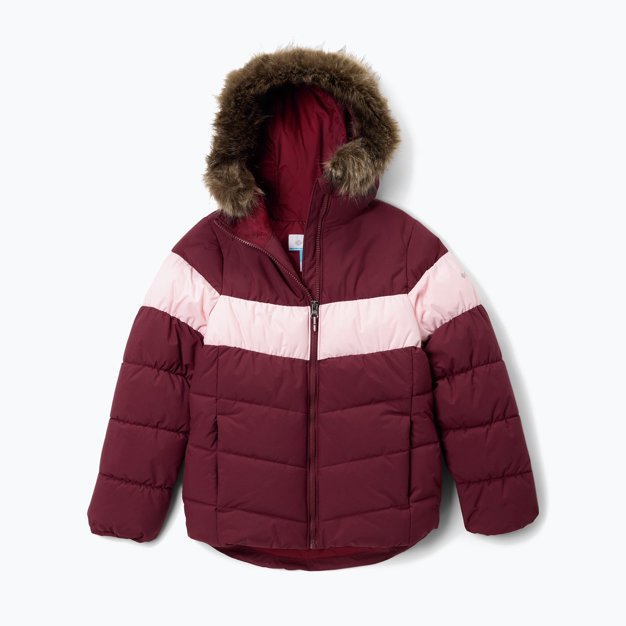 Детско скиорско яке Columbia Arctic Blast III rich wine/satin pink