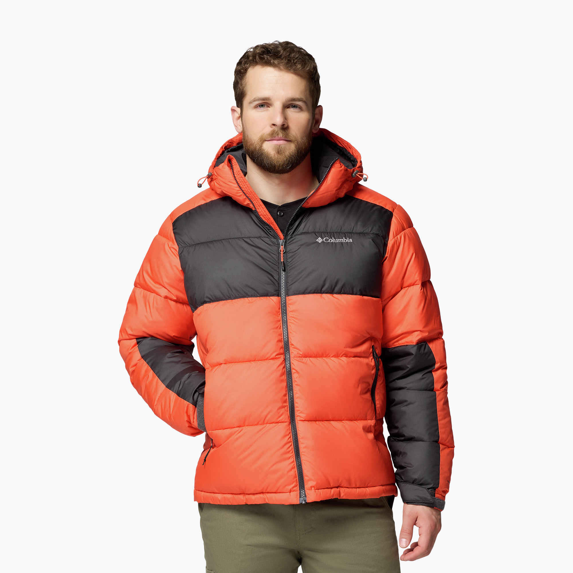 Kurtka ocieplana męska Columbia Pike Lake II Hooded zing/shark 