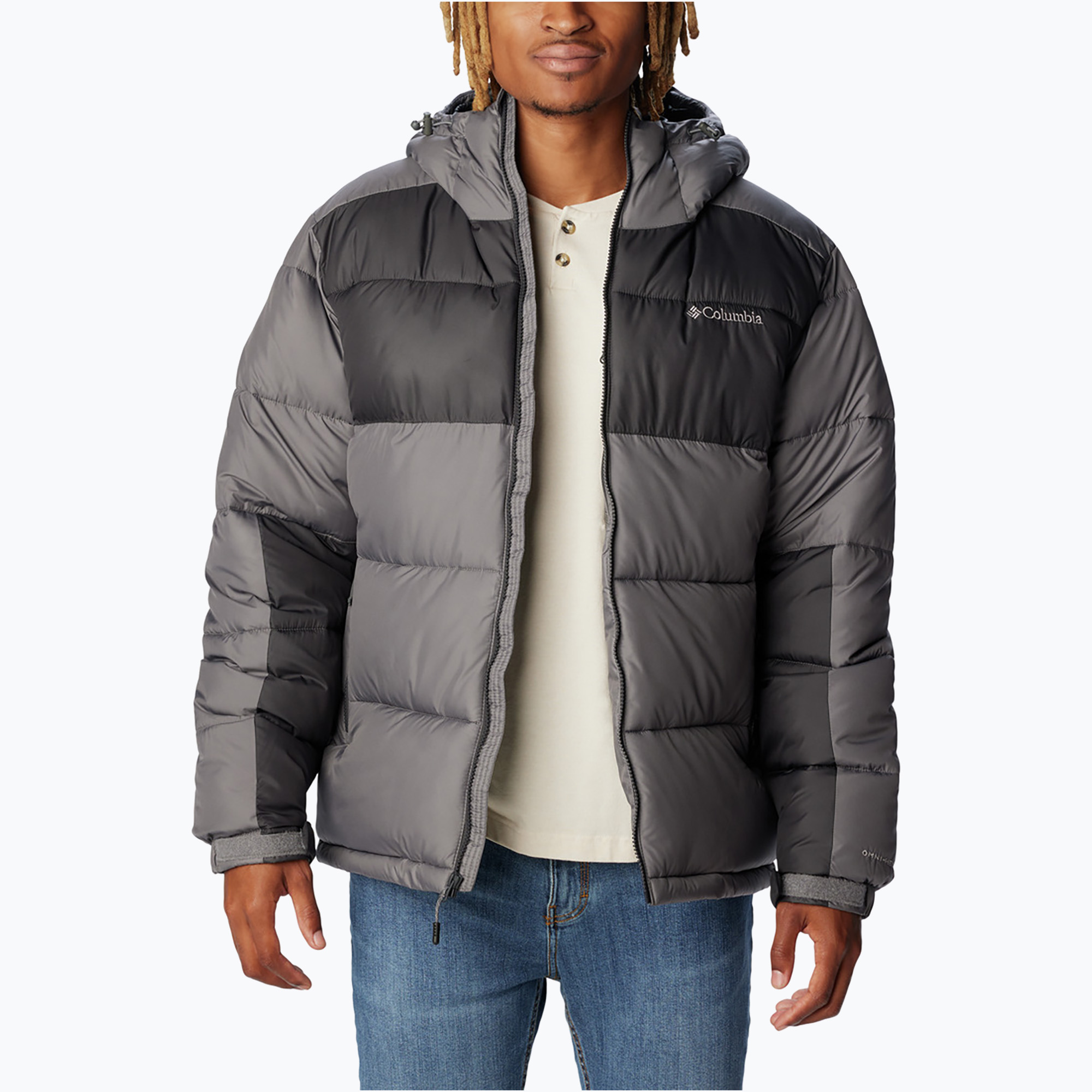 Kurtka ocieplana męska Columbia Pike Lake II Hooded city grey 