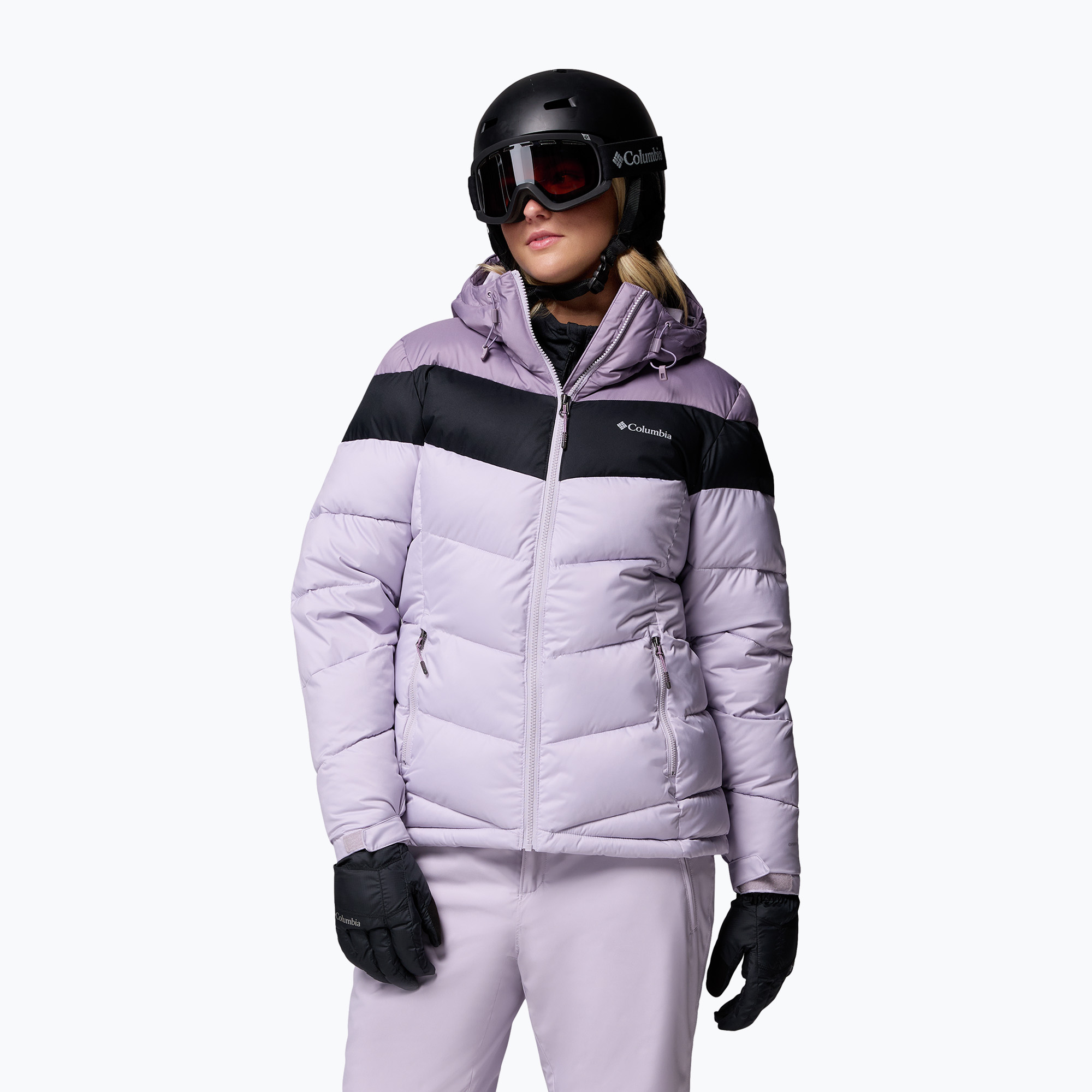 Дамско скиорско яке Columbia Abbott Peak II Ins lavender pearl/shale purple/black