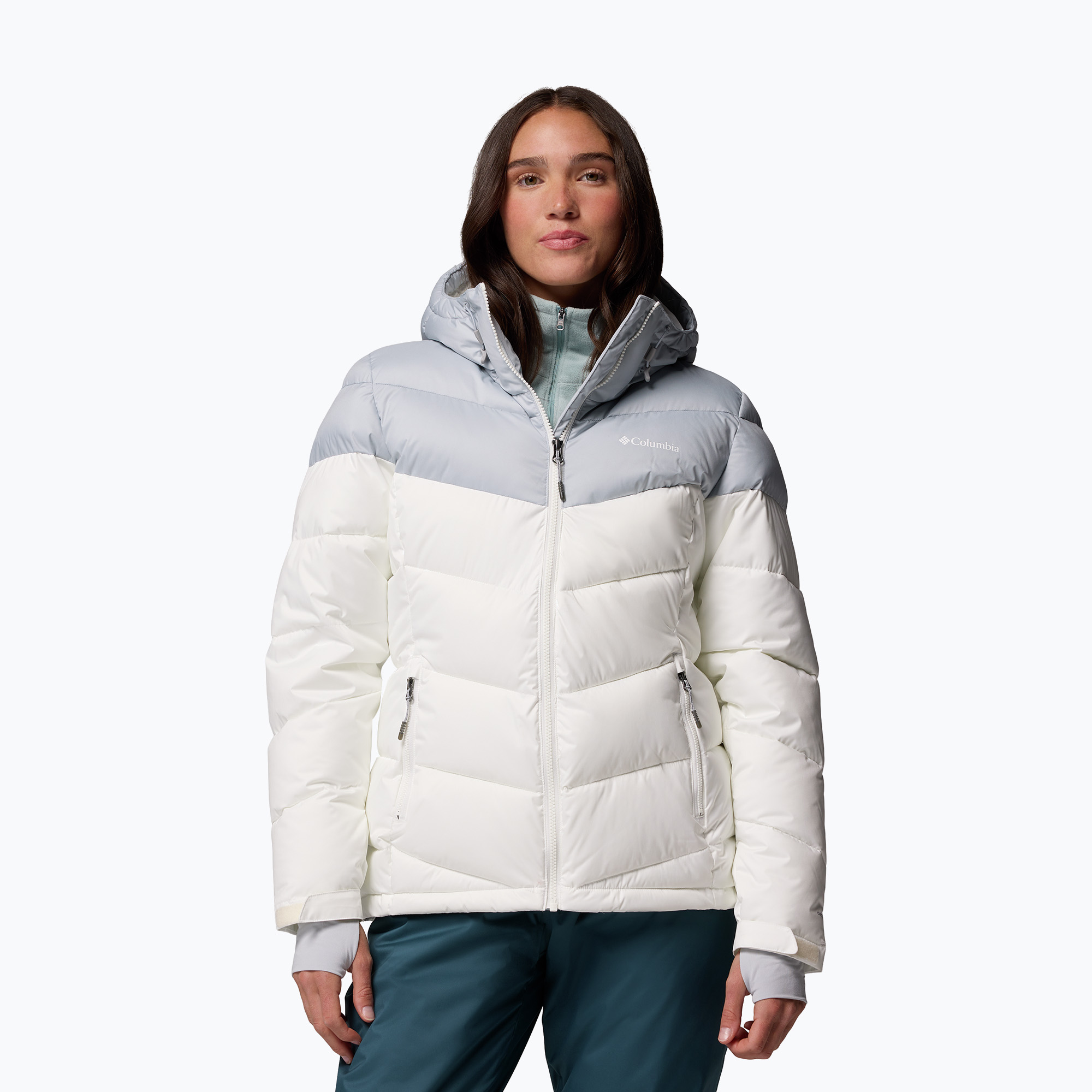 Дамско скиорско яке Columbia Abbott Peak II Ins sea salt/cirrus grey