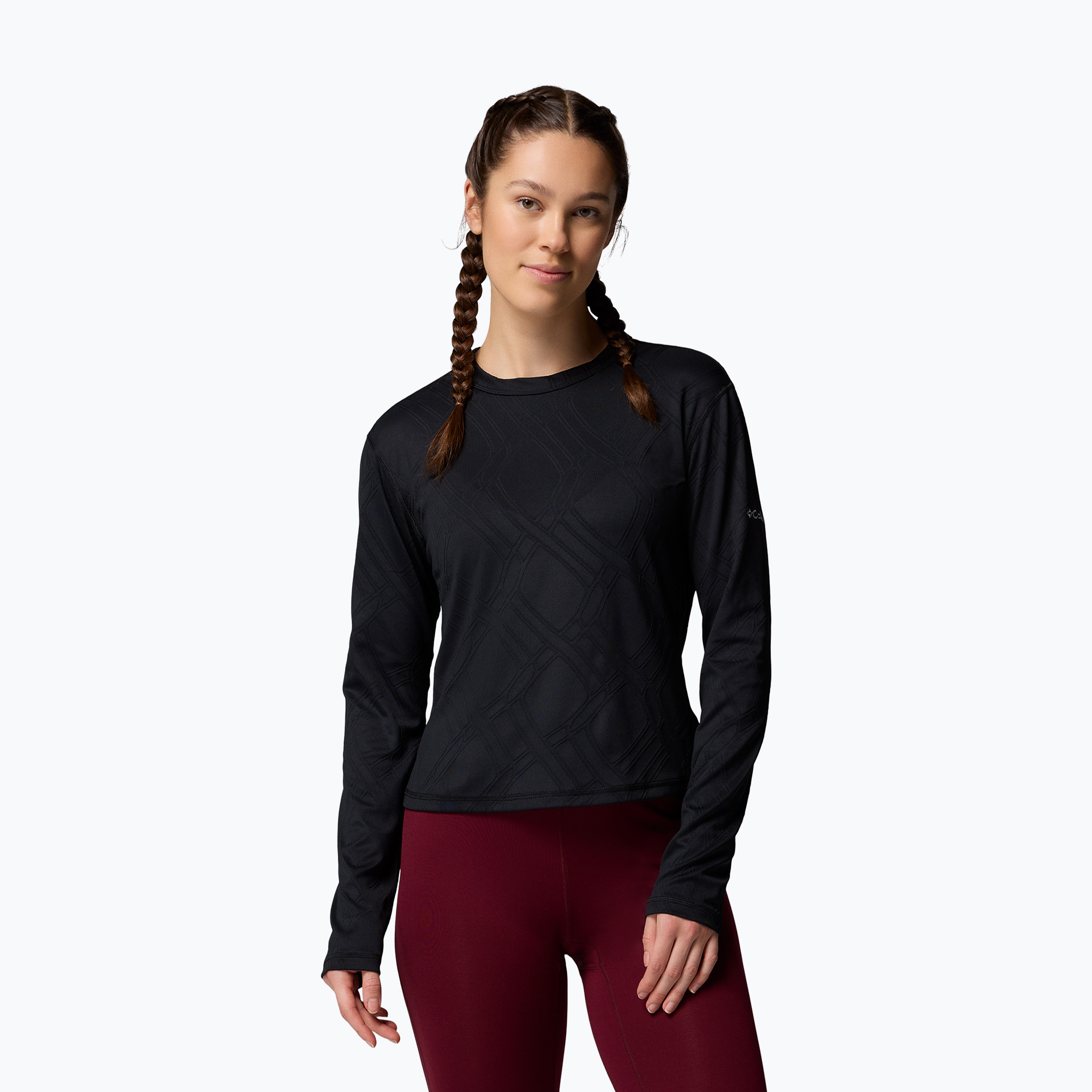 Longsleeve trekkingowy damski Columbia Granite Point Crew black 