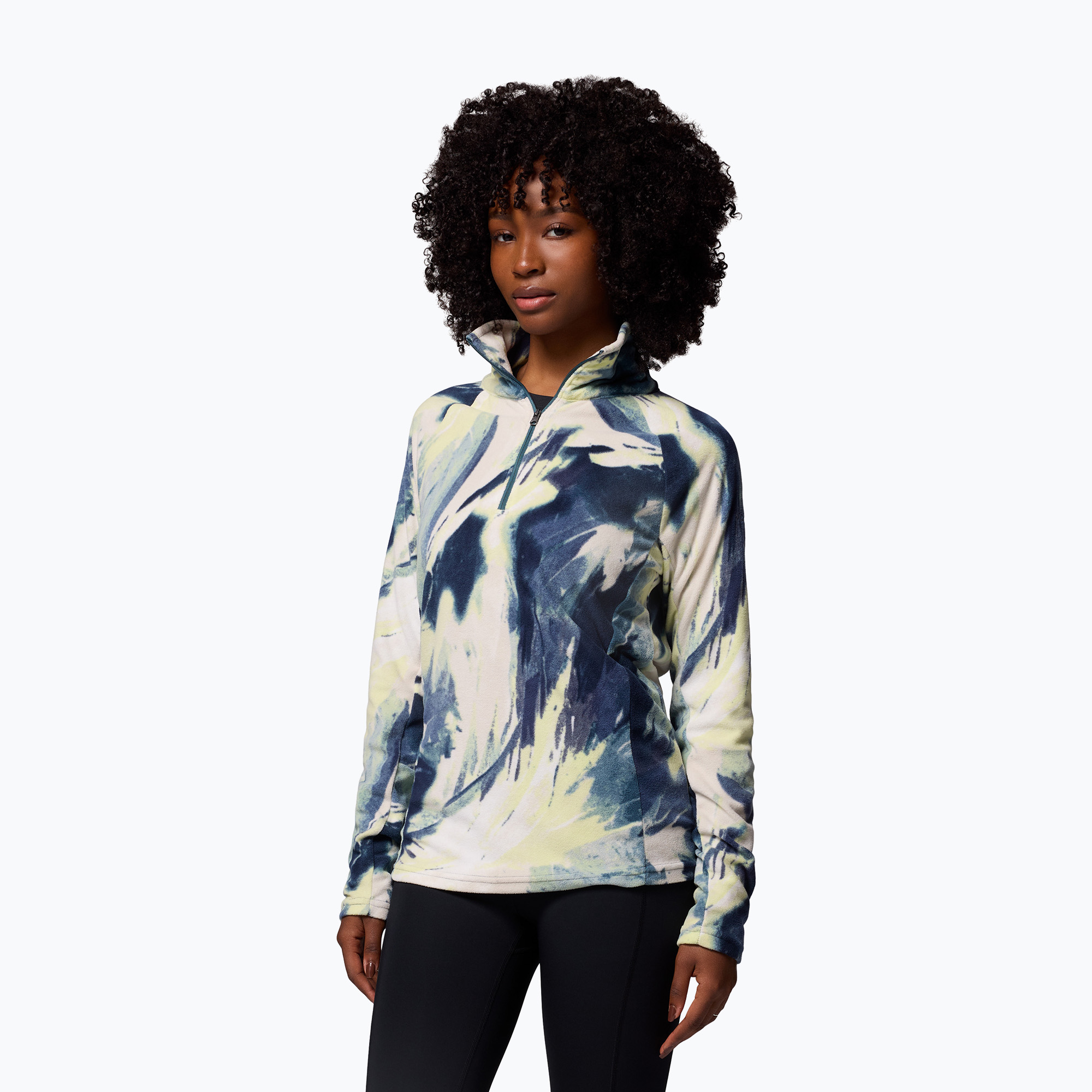 Bluza polarowa damska Columbia Glacial IV 1/2 Zip everblue snowlight 
