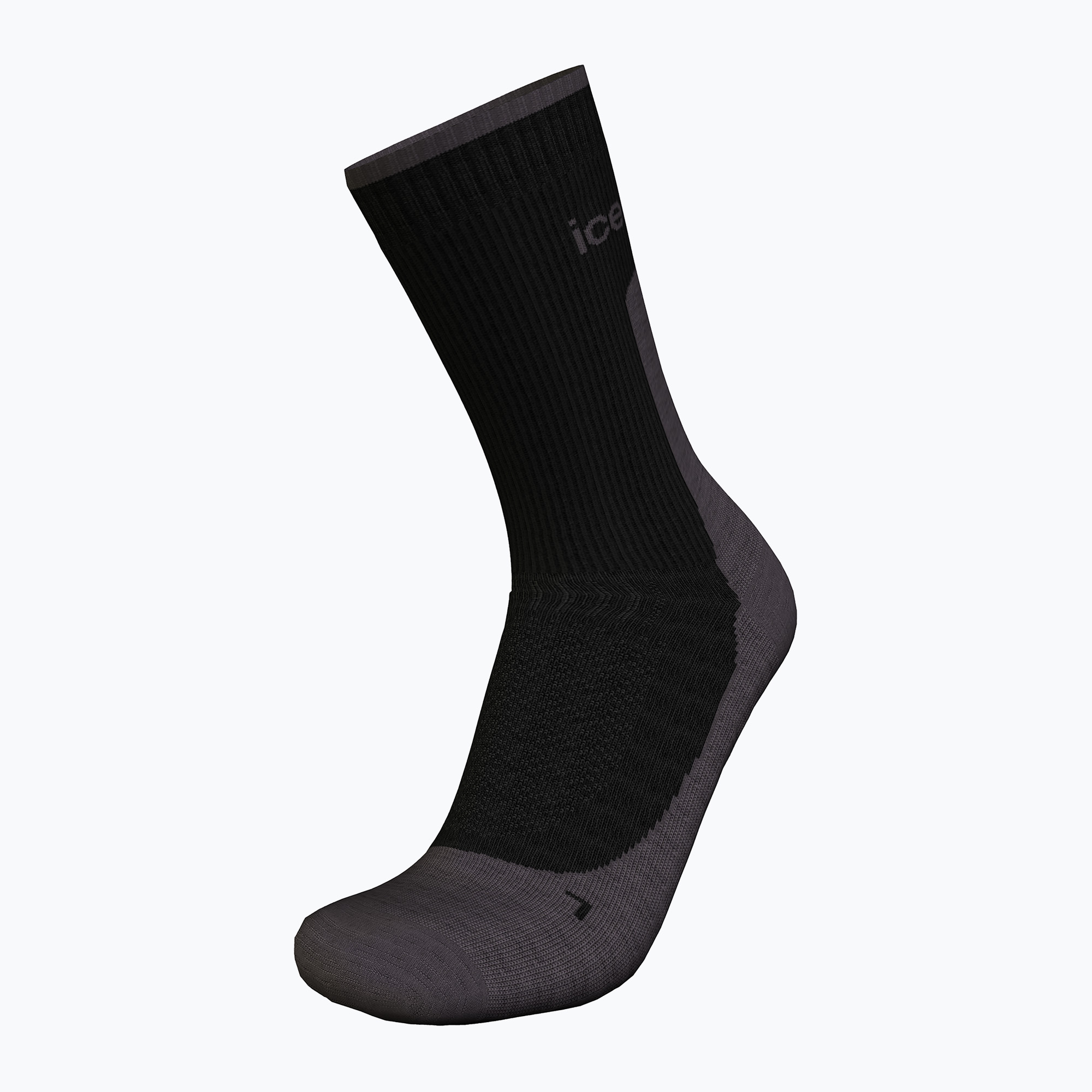 Skarpety męskie icebreaker Merino Hike+ Light Crew black/obsidian 
