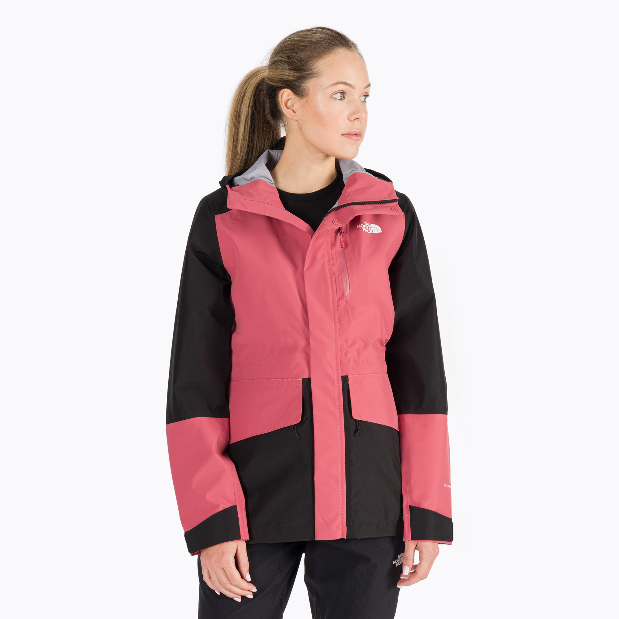Kurtka przeciwdeszczowa damska The North Face Dryzzle All Weather Futurelight slate rose/black 