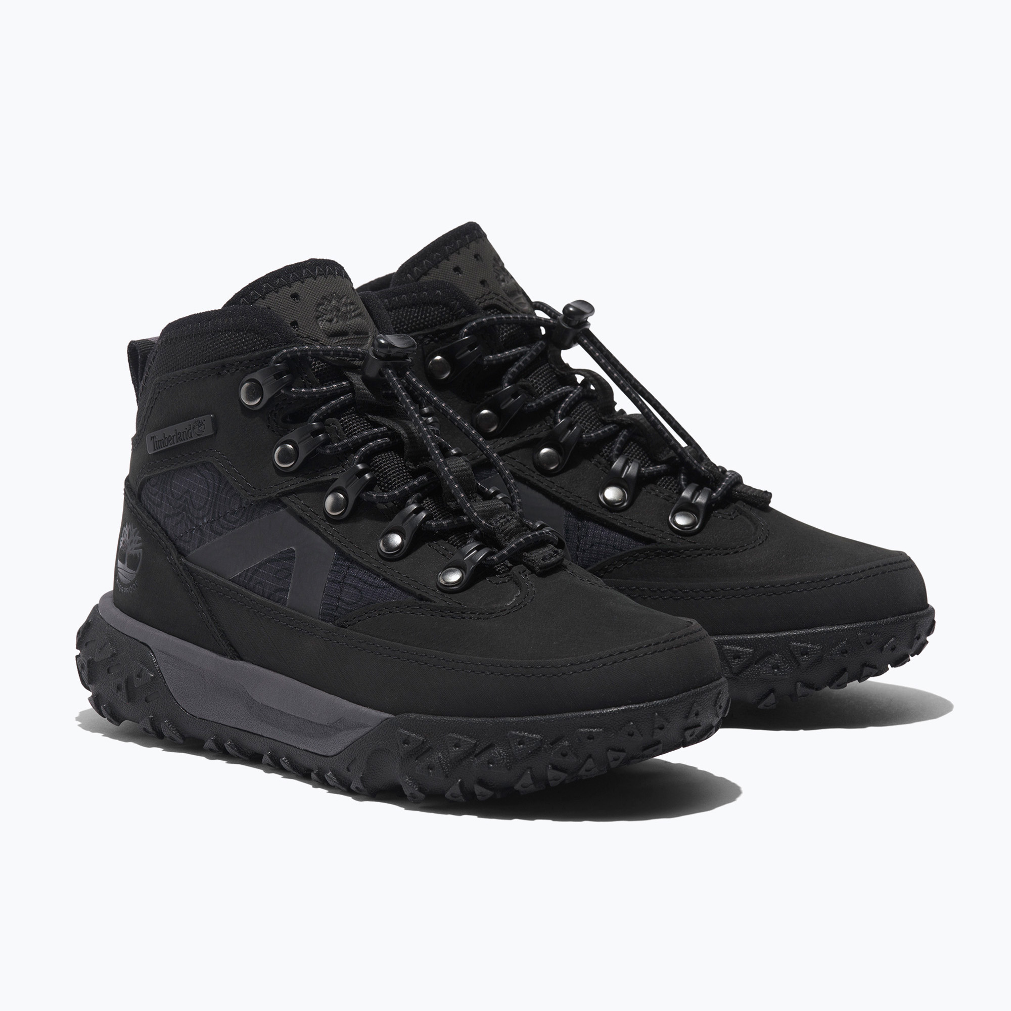 Buty dziecięce Timberland Gs Motion 6 Mid F/Lwp jet black 