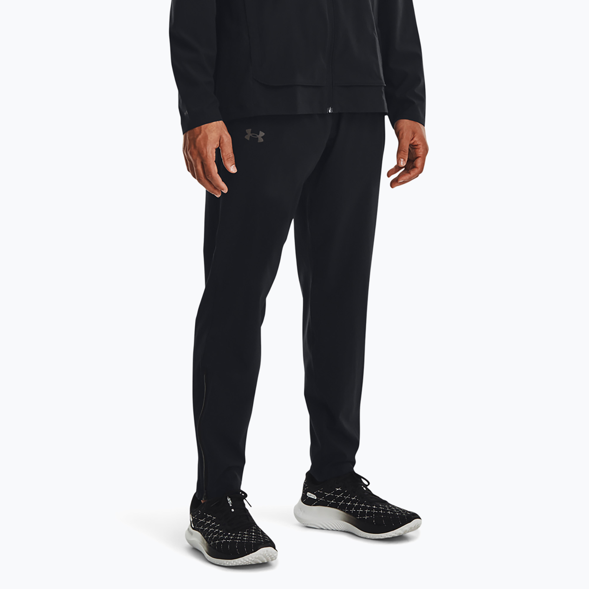 Spodnie do biegania męskie Under Armour Outrun The Storm black/black/reflective 