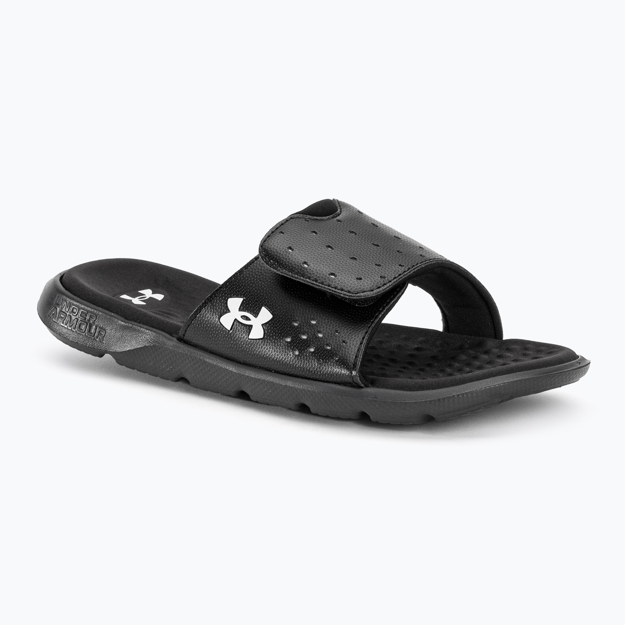 Klapki damskie Under Armour Ignite 7 SL black/black/white 