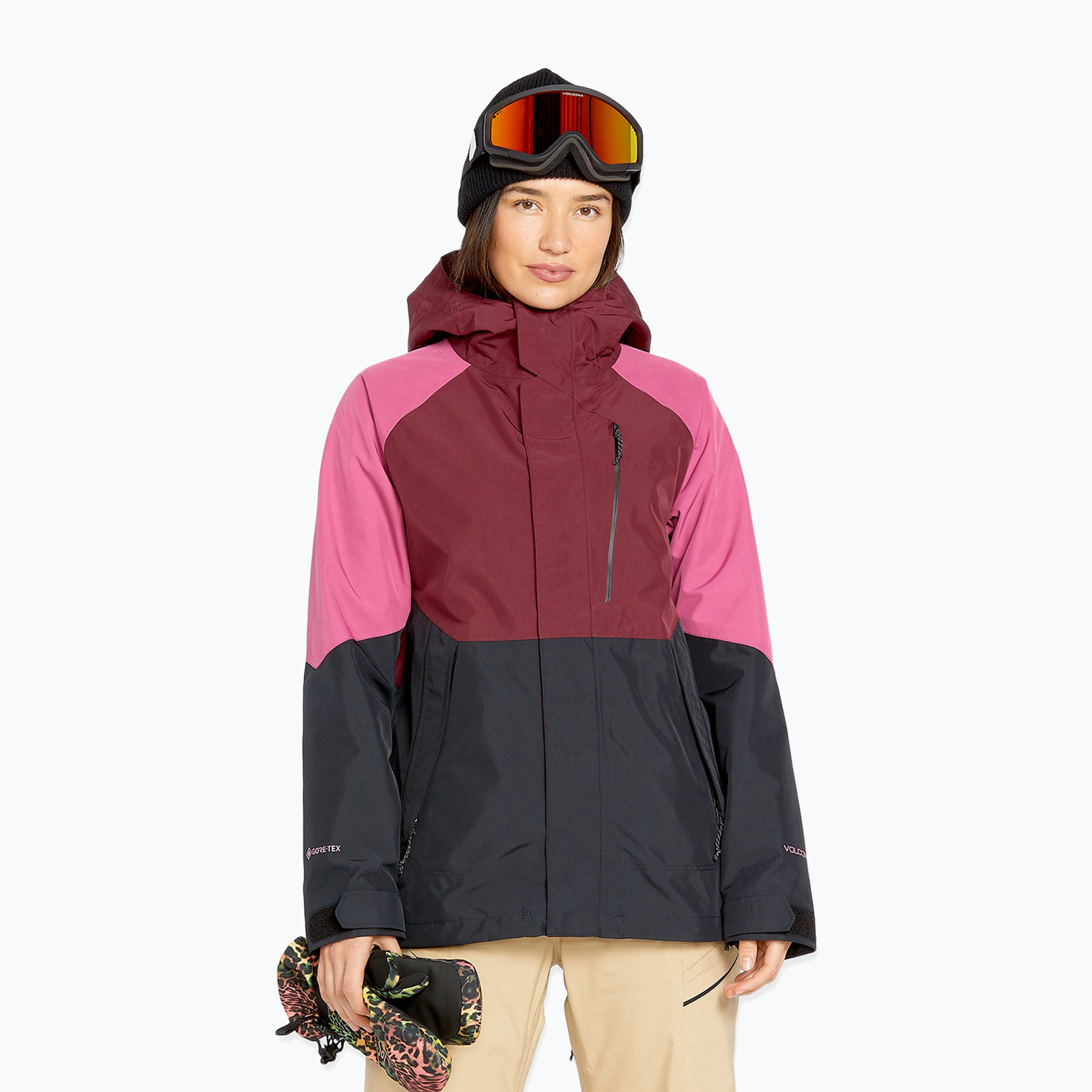 Dámska snowboardová bunda Volcom V.Co Aris Ins Gore burgundy (V.Co Aris Ins Gore H0452505-BUR)