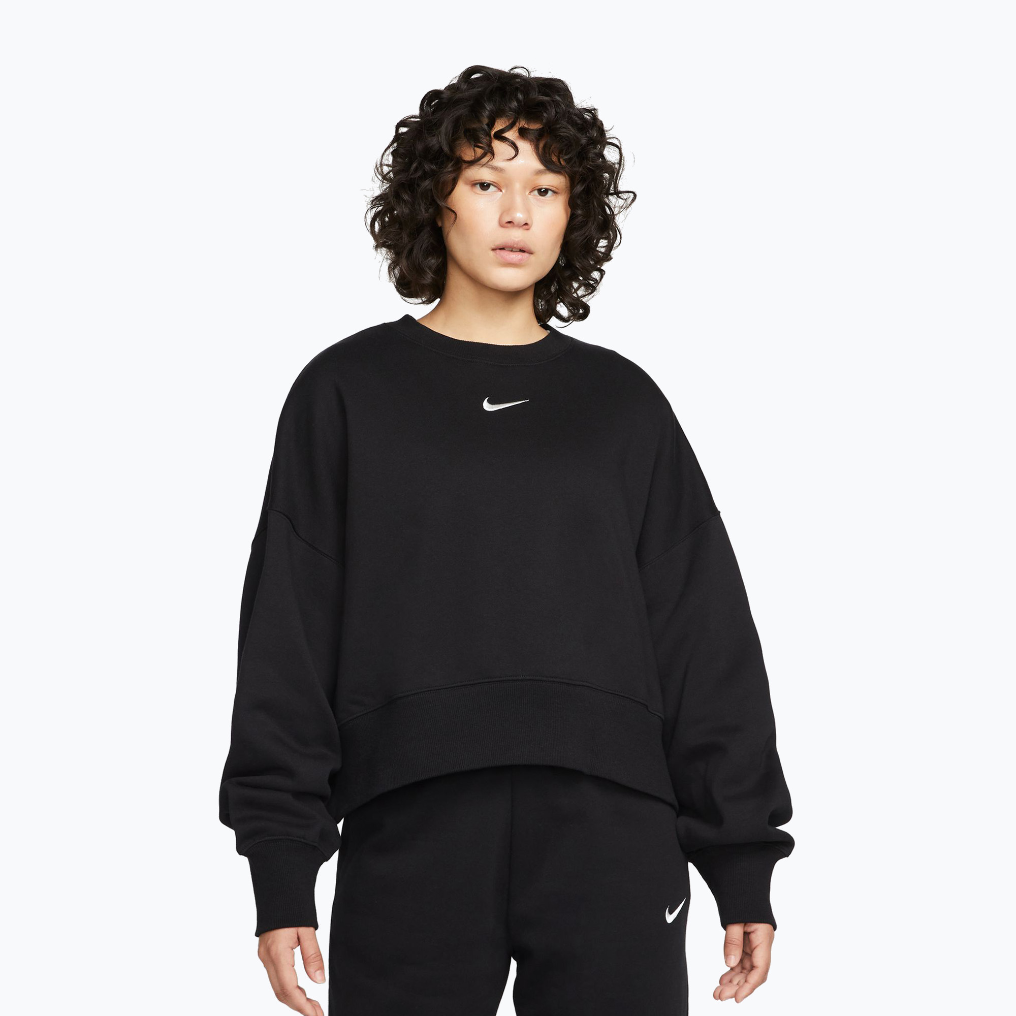 Bluza damska Nike Sportswear Phoenix Fleece Oversized black/sail 