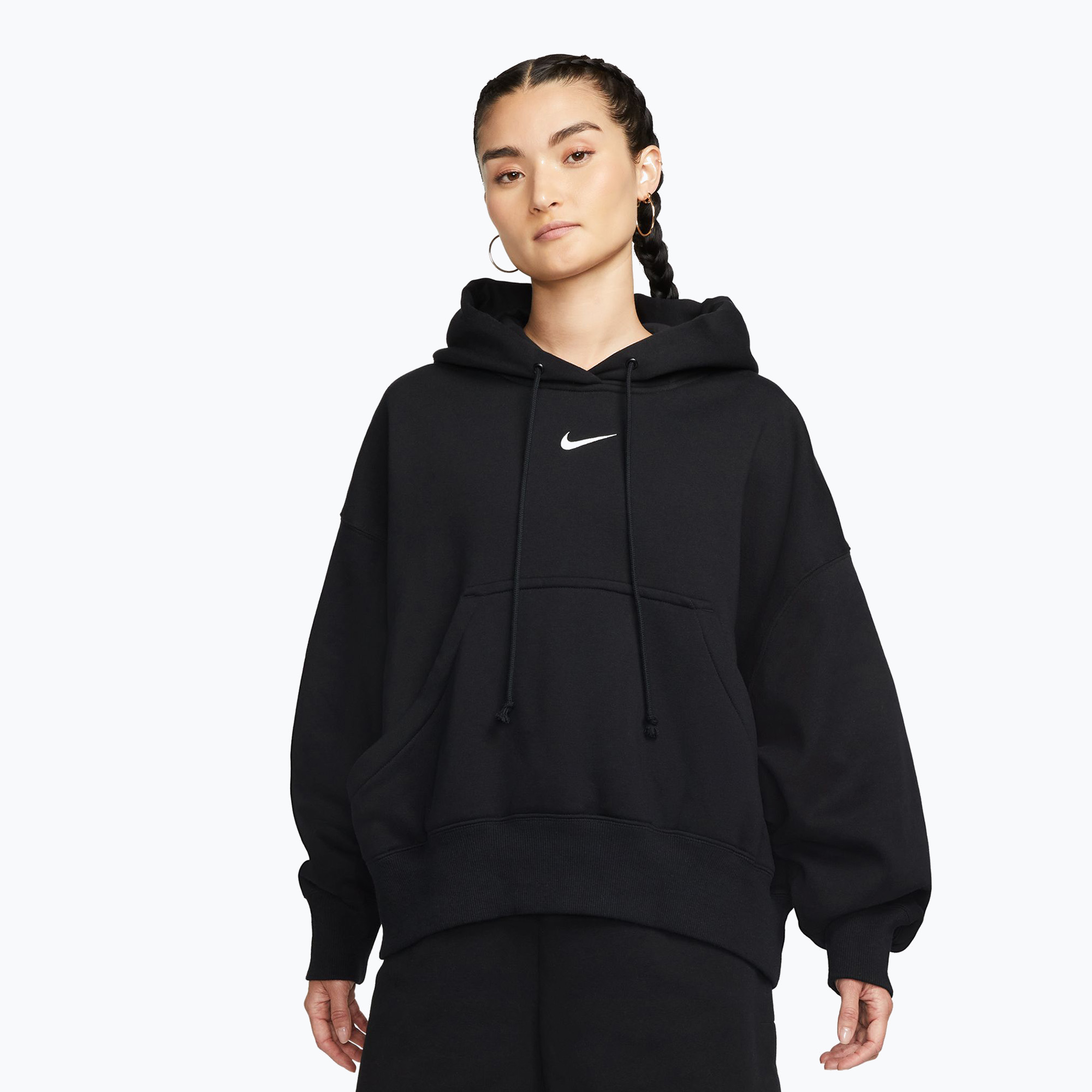Bluza damska Nike Sportswear Phoenix Fleece Oversized black/sail 
