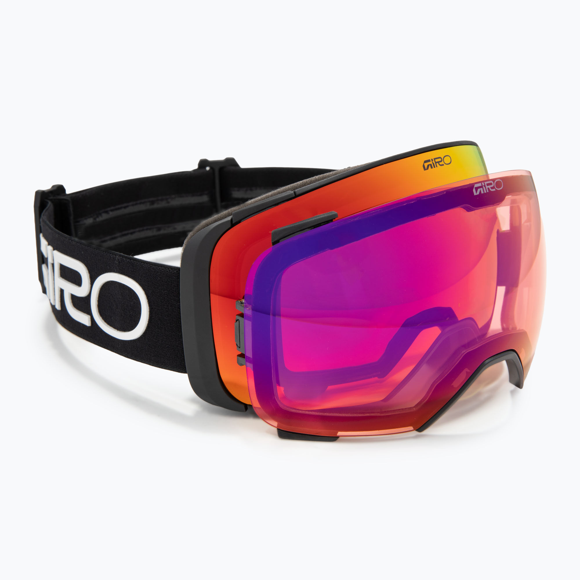 Lyžiarske okuliare Giro Comp black wordmark/vivid ember/vivid infrared