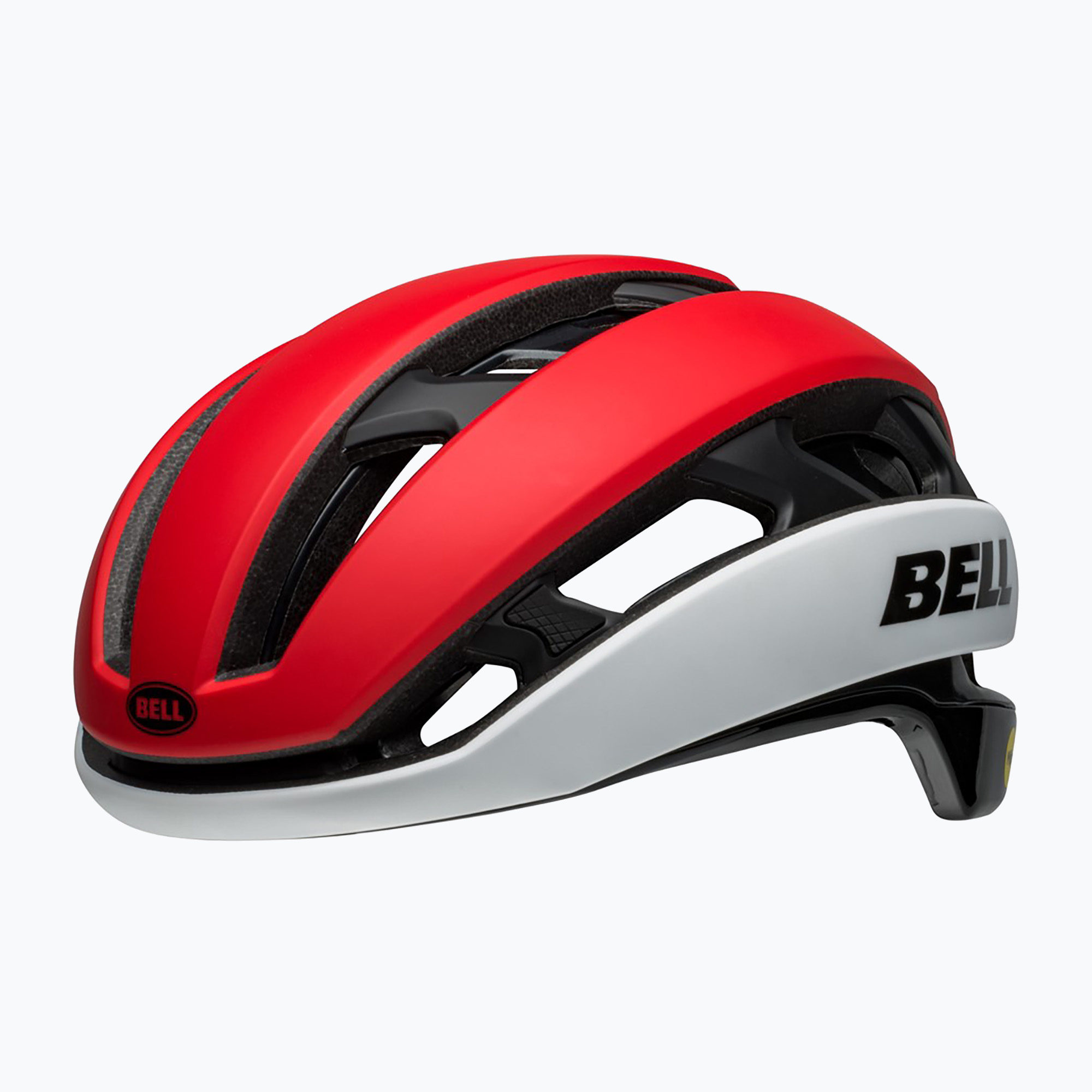 Casco da bici Bell XR MIPS Spherical opaco lucido cremisi/bianco (58-62 cm) (XR MIPS Spherical BEL-7158348)