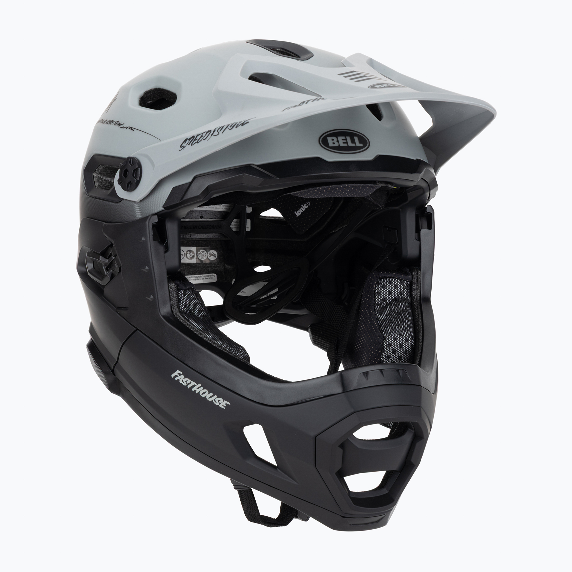 Cască de ciclism Bell FF Super DH MIPS Spherical matte gray/black