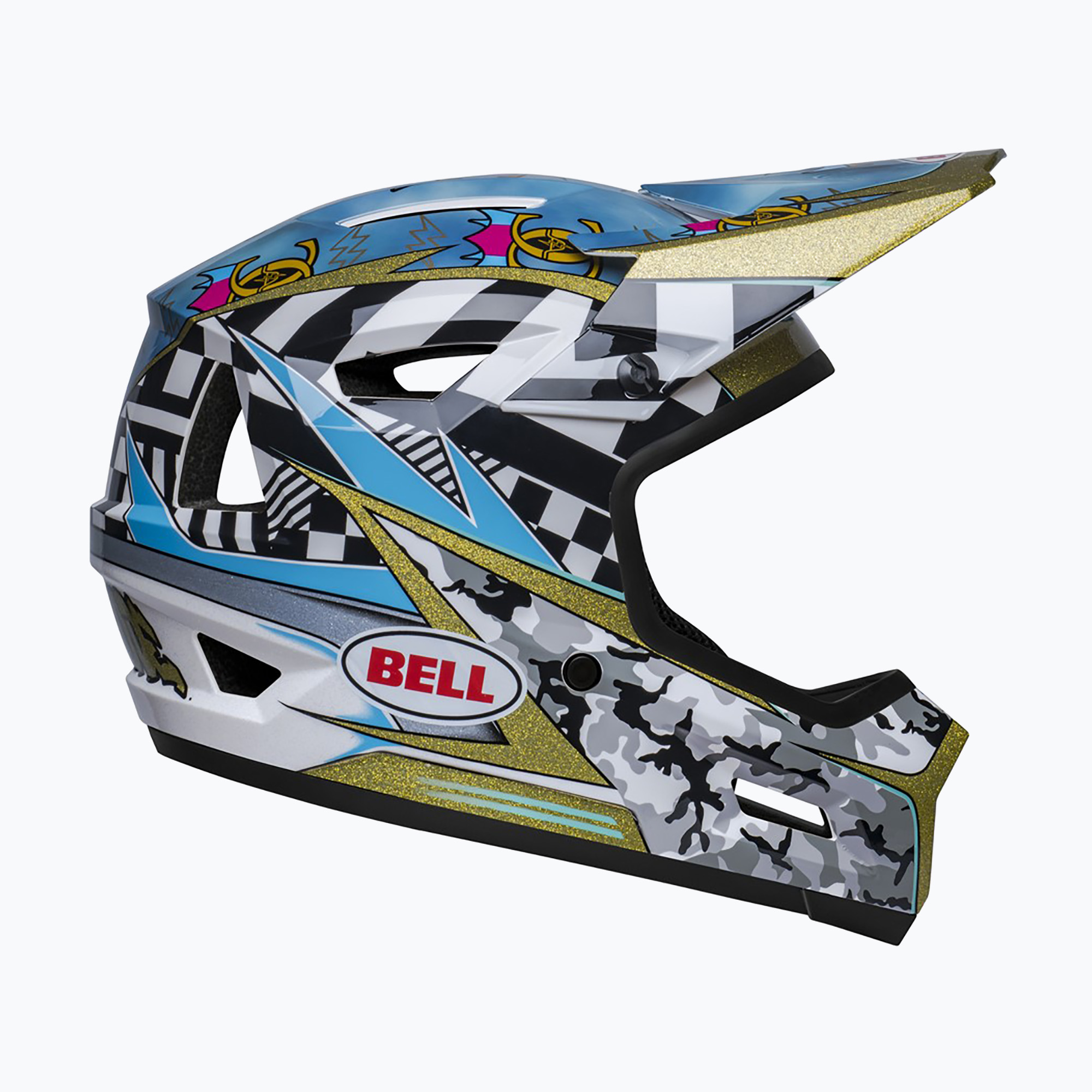 Bell Sanction 2 DLX Mips casco da bici caiden 24 nero lucido bianco (59-61 cm) (Sanction 2 DLX Mips BEL-7161085)