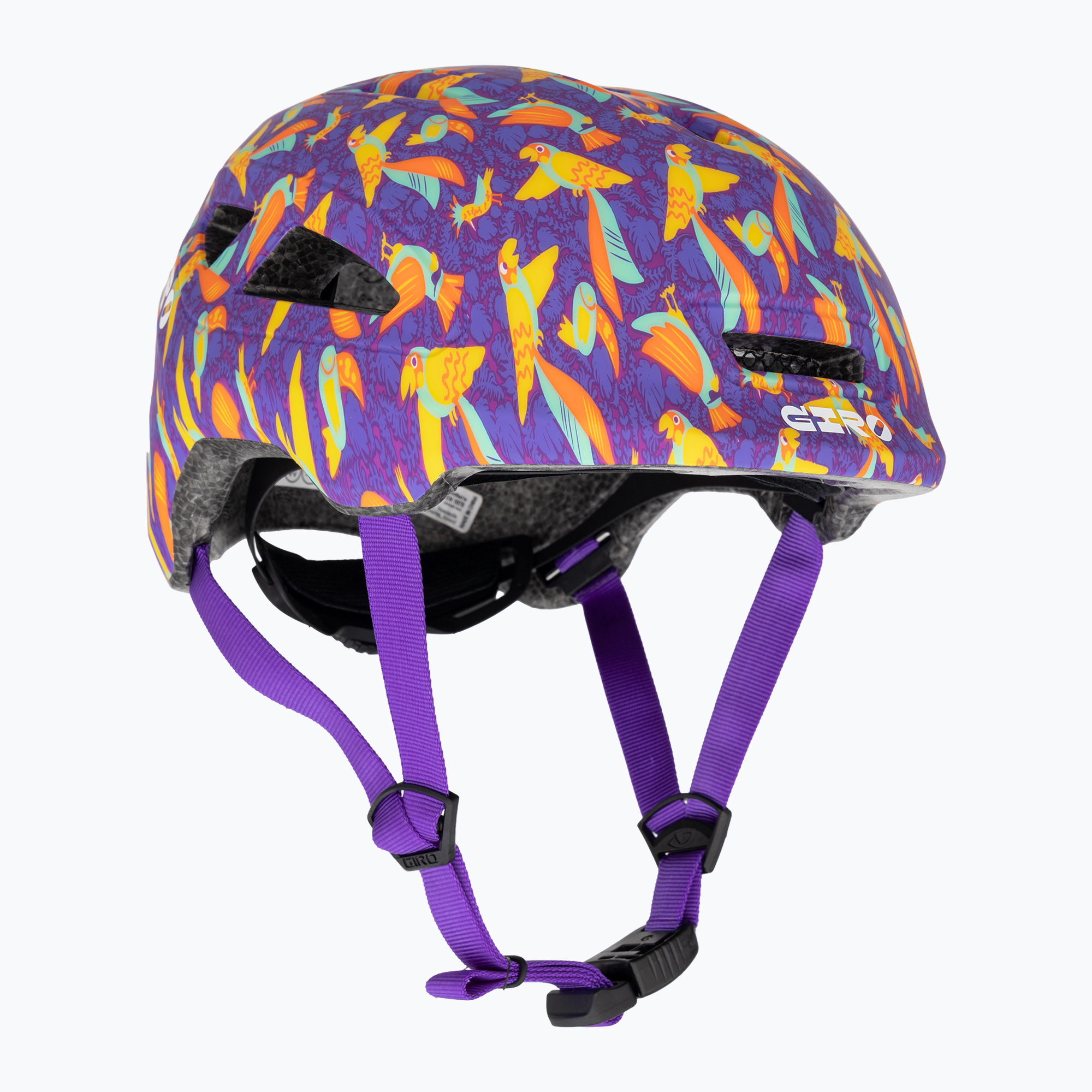 Children's bicycle helmet Giro Scamp II matte purple libre (45-49 cm (XS))