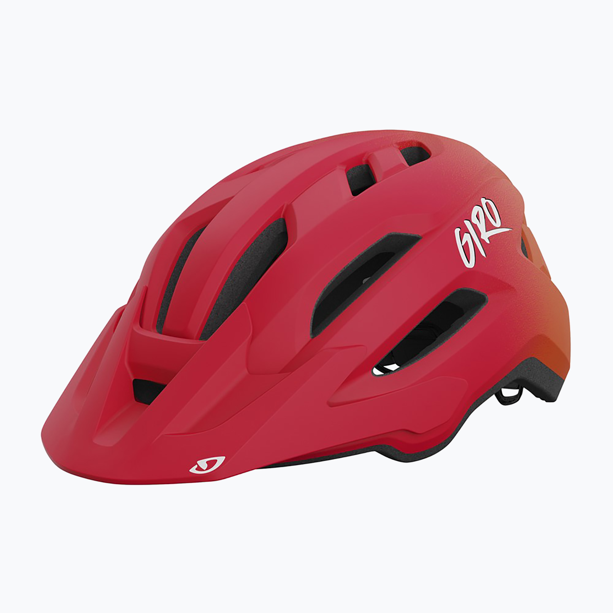Детска велосипедна каска Giro Fixture II Integrated MIPS matte red fade