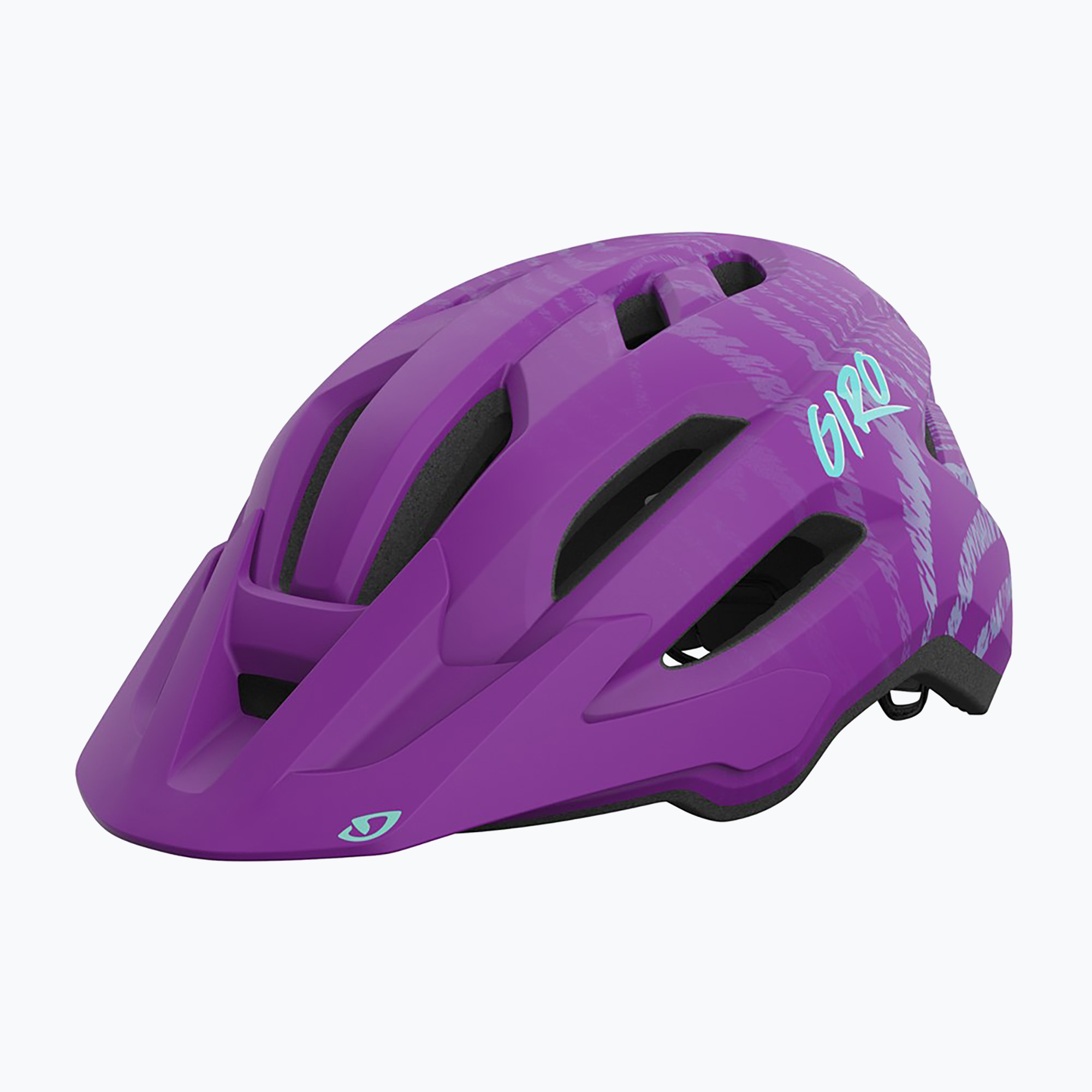 Детска велосипедна каска Giro Fixture II matte purple ripple
