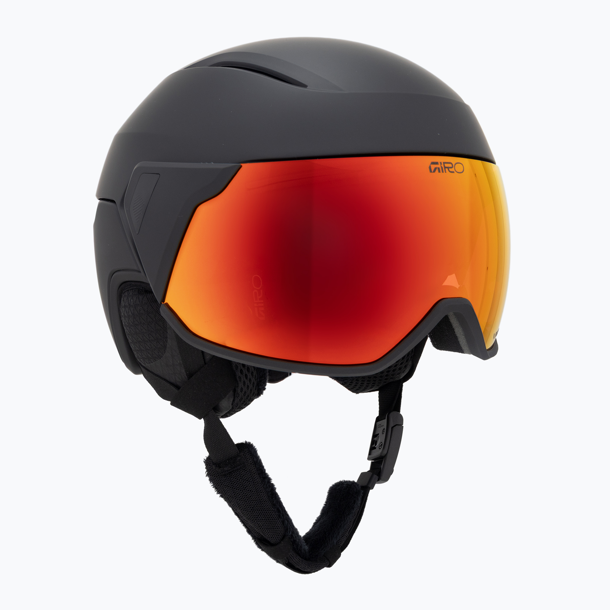 Lyžiarska prilba Giro Orbit Spherical Mips matte black/vivid ember