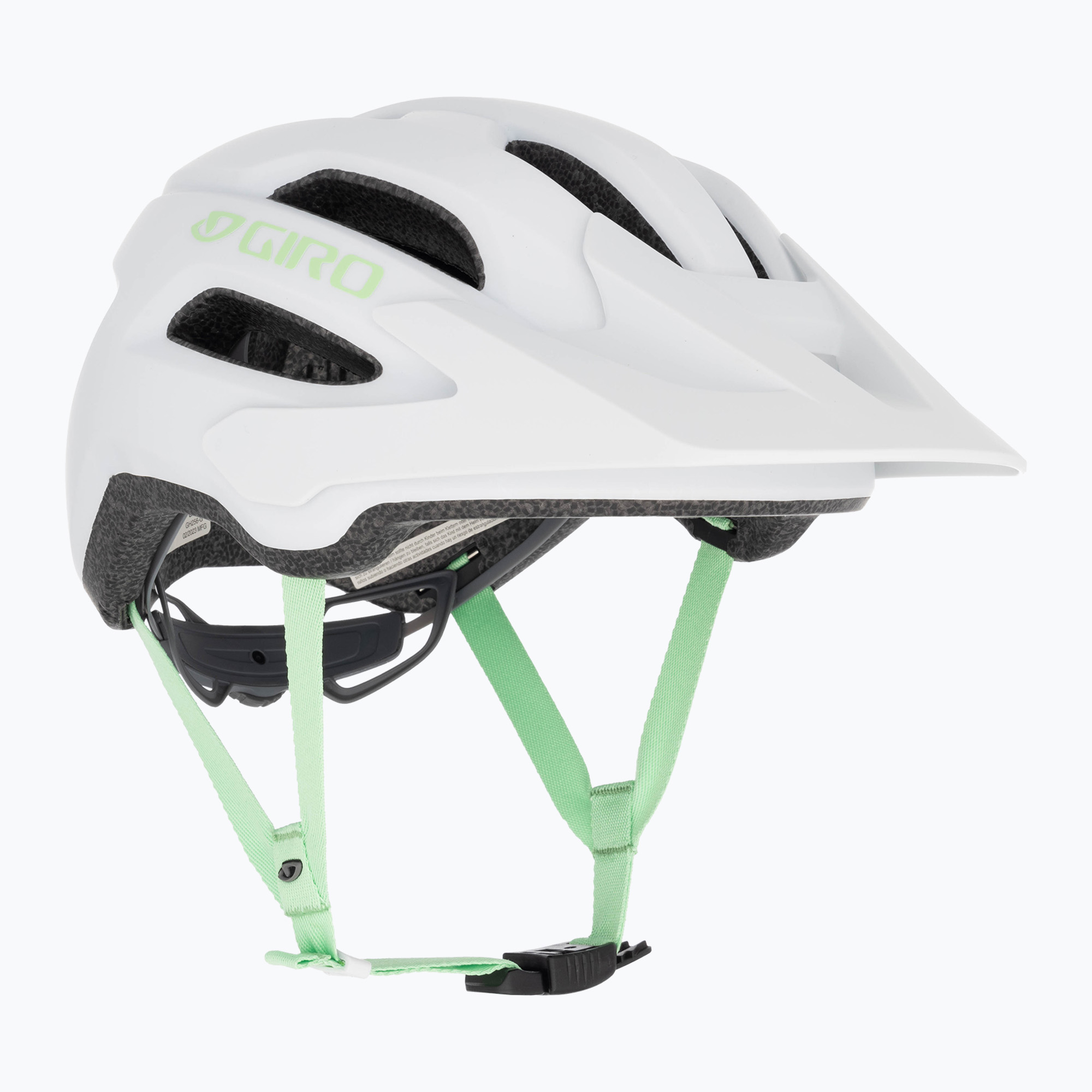Dámska cyklistická prilba Giro Fixture II W matte white green pearl (Fixture II W GR-7149954)
