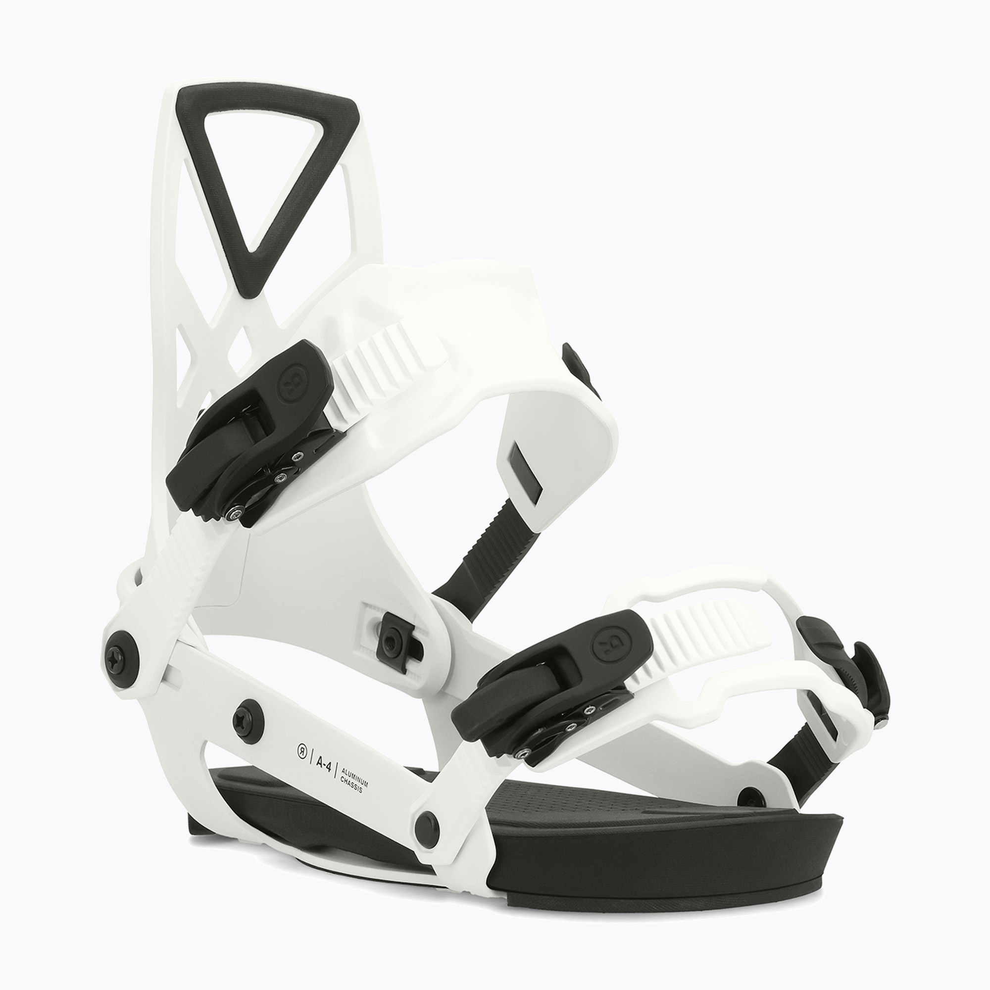 Men's snowboard bindings RIDE A-4 white (M)
