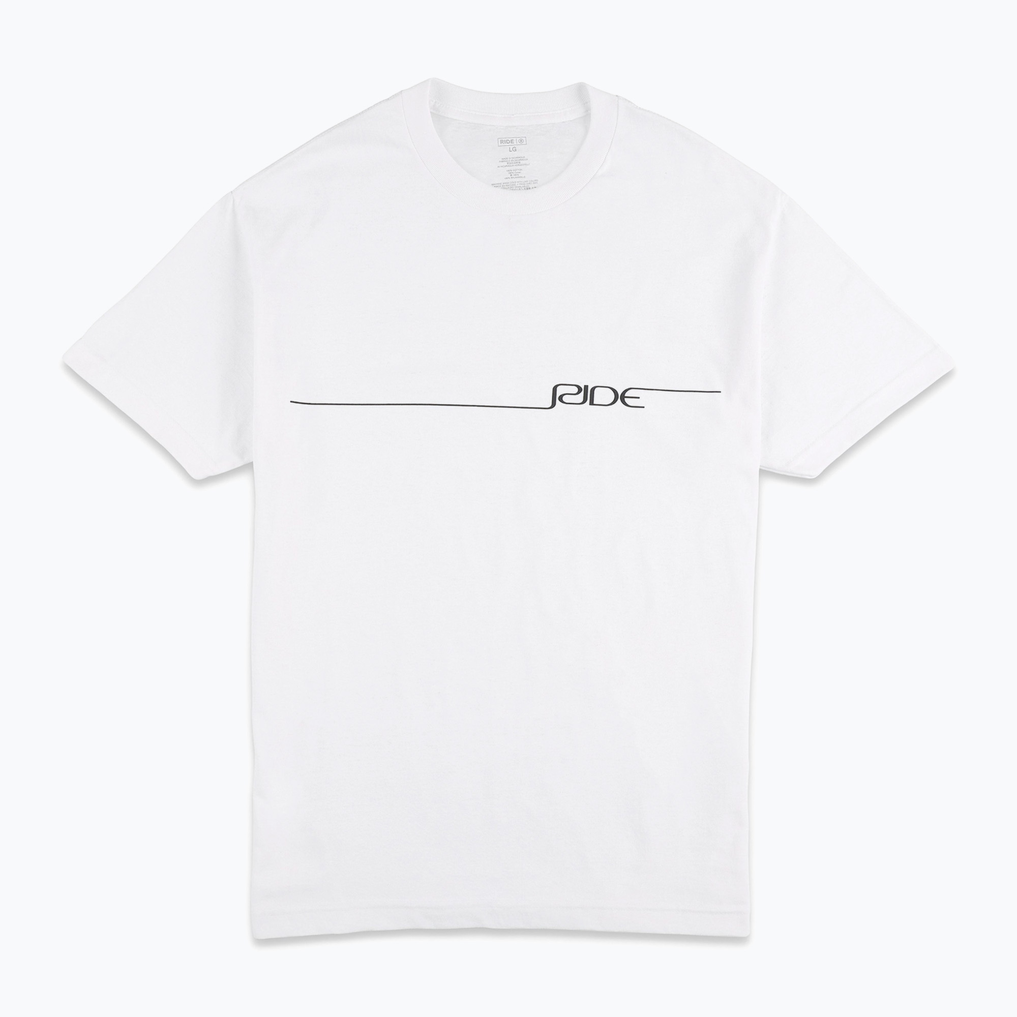 Мъжка тениска RIDE Zero Logo Tee white