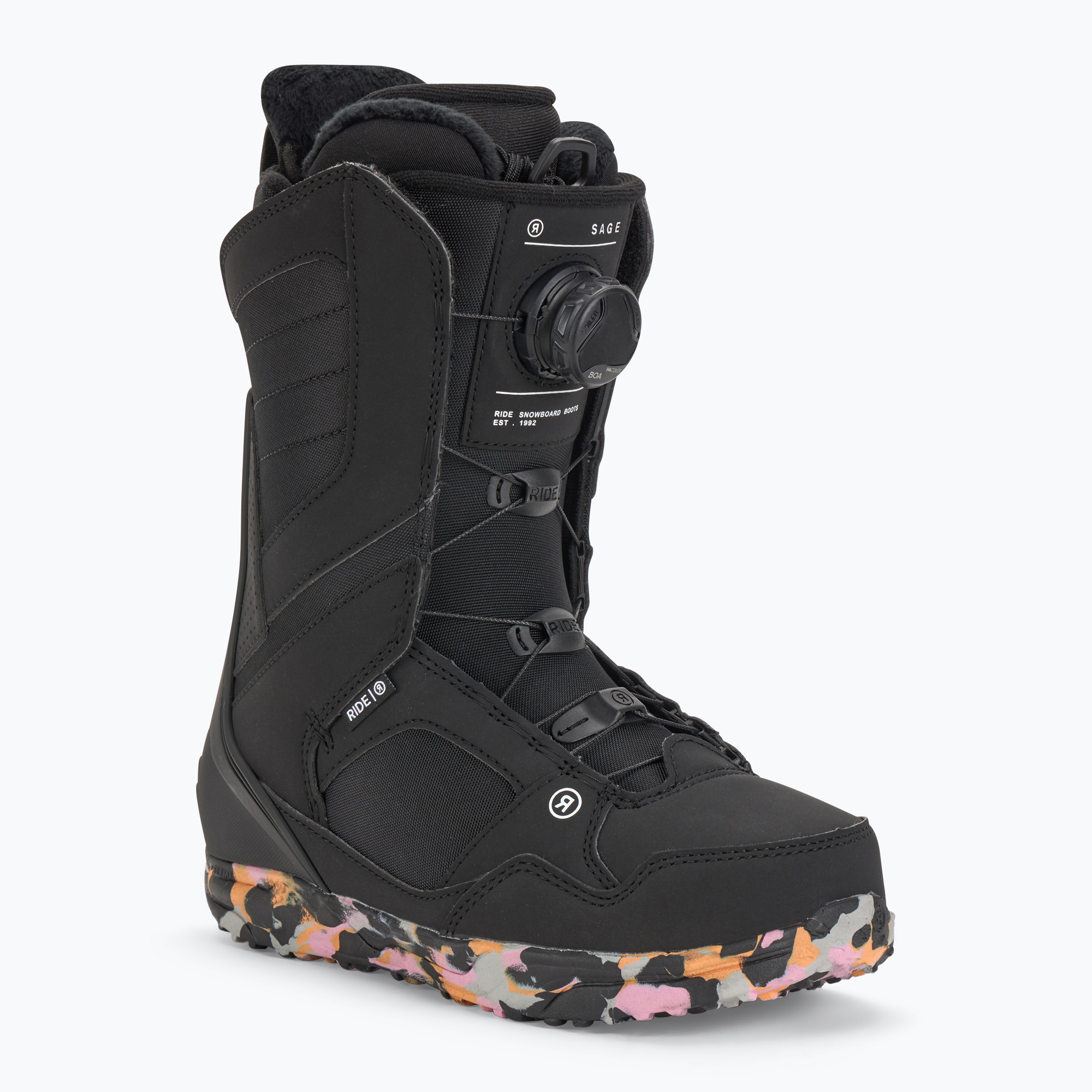 Dámske topánky na snowboard RIDE Sage black (Sage W 12H2016.1.4.)
