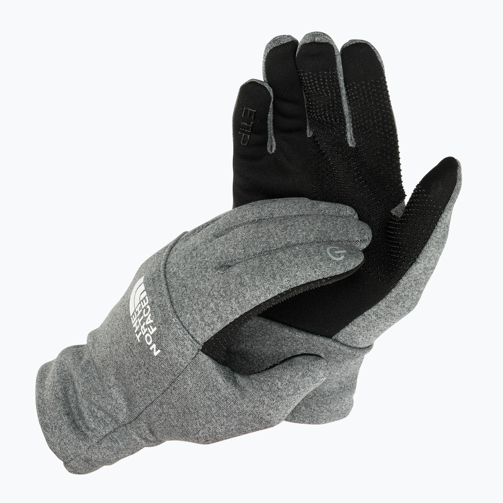 Rękawiczki trekkingowe dziecięce The North Face Recycled Etip medium grey heather 