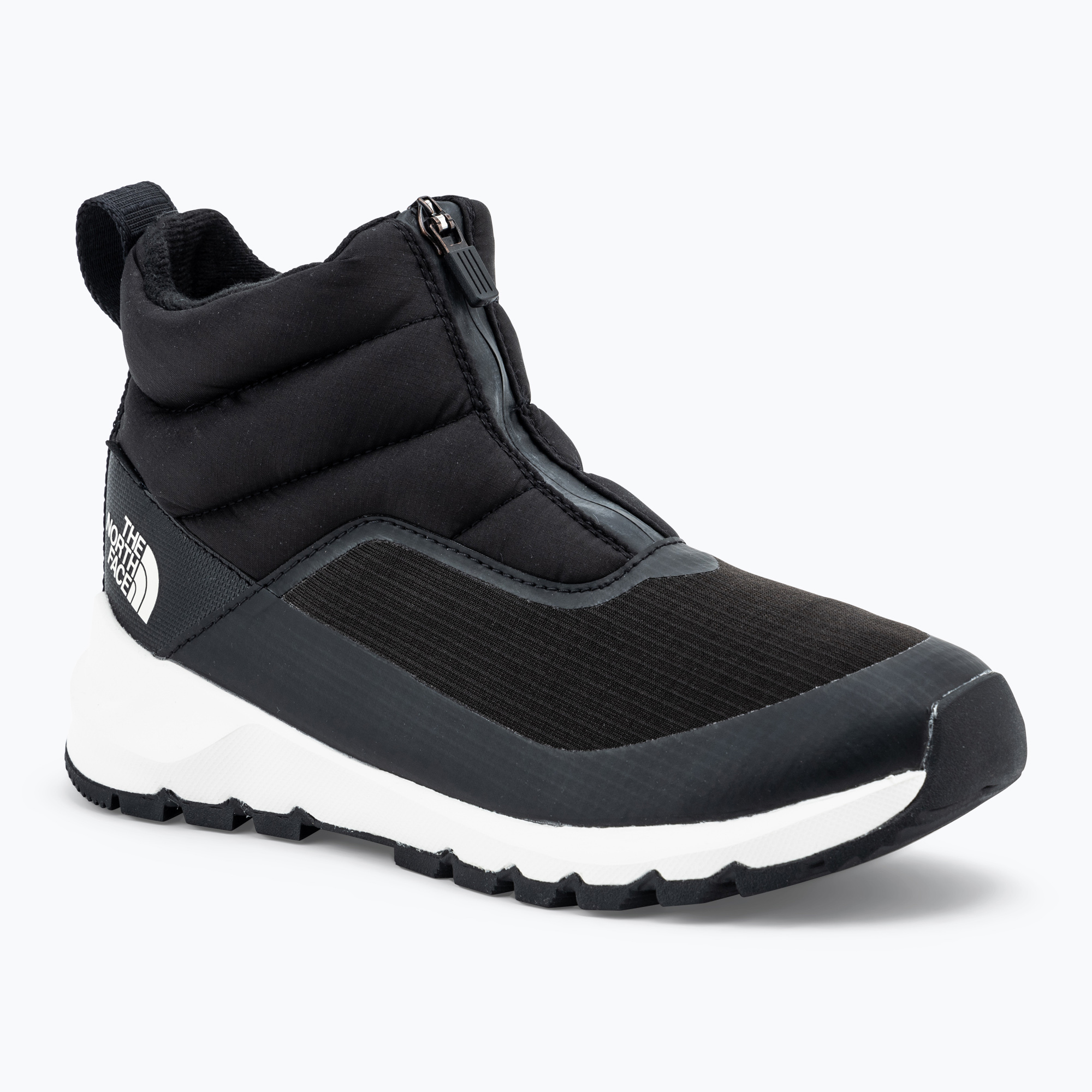 Śniegowce damskie The North Face Thermoball Progressive Zip II Wp black/gardenia white 