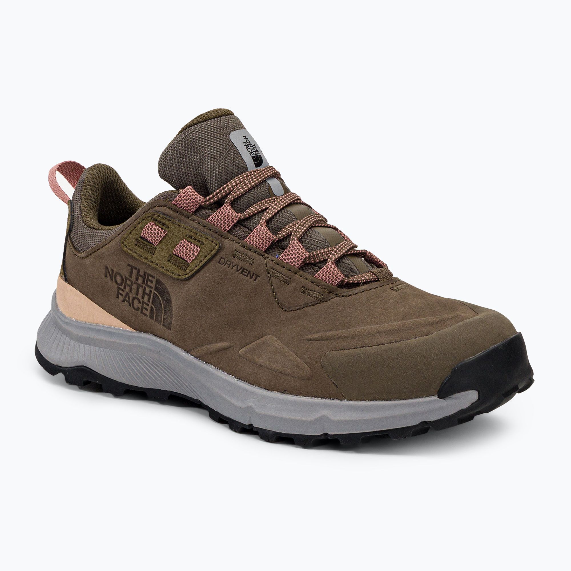 Buty turystyczne damskie The North Face Cragstone Leather WP bipartisan brown/meld grey 