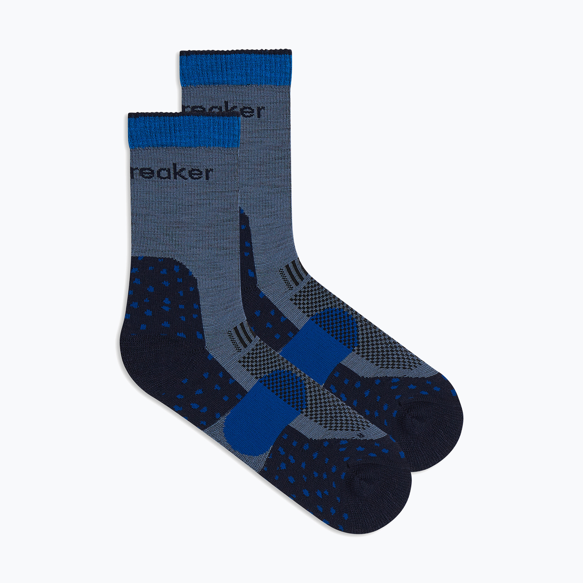 Detské ponožky Icebreaker Merino Hike  Light Crew dawn/midnight navy/lazuri