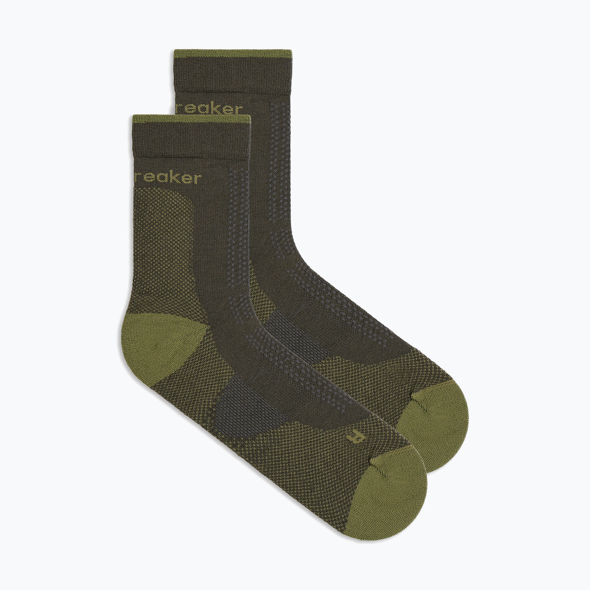 Șosete pentru bărbați Icebreaker Merino Hike  Ultralight Quarter dark loden/sphagnum