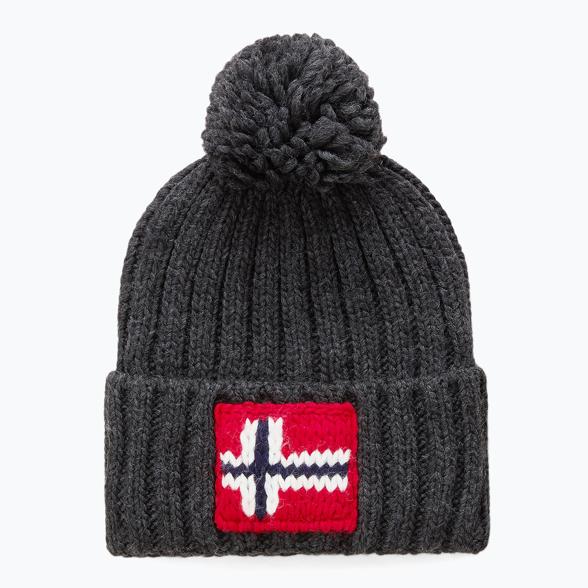 Czapka zimowa męska Napapijri Semiury 5 dark grey melange 